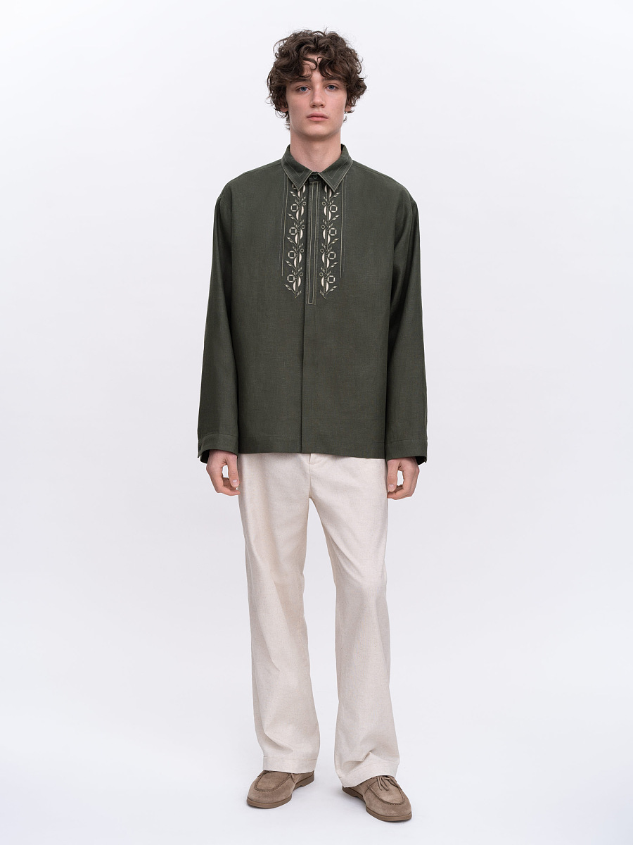 Men’s embroidered shirt  “Hai” [0]