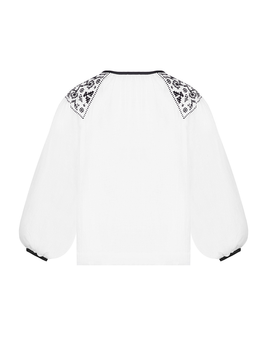 Embroidered shirt "Izola" white [0]