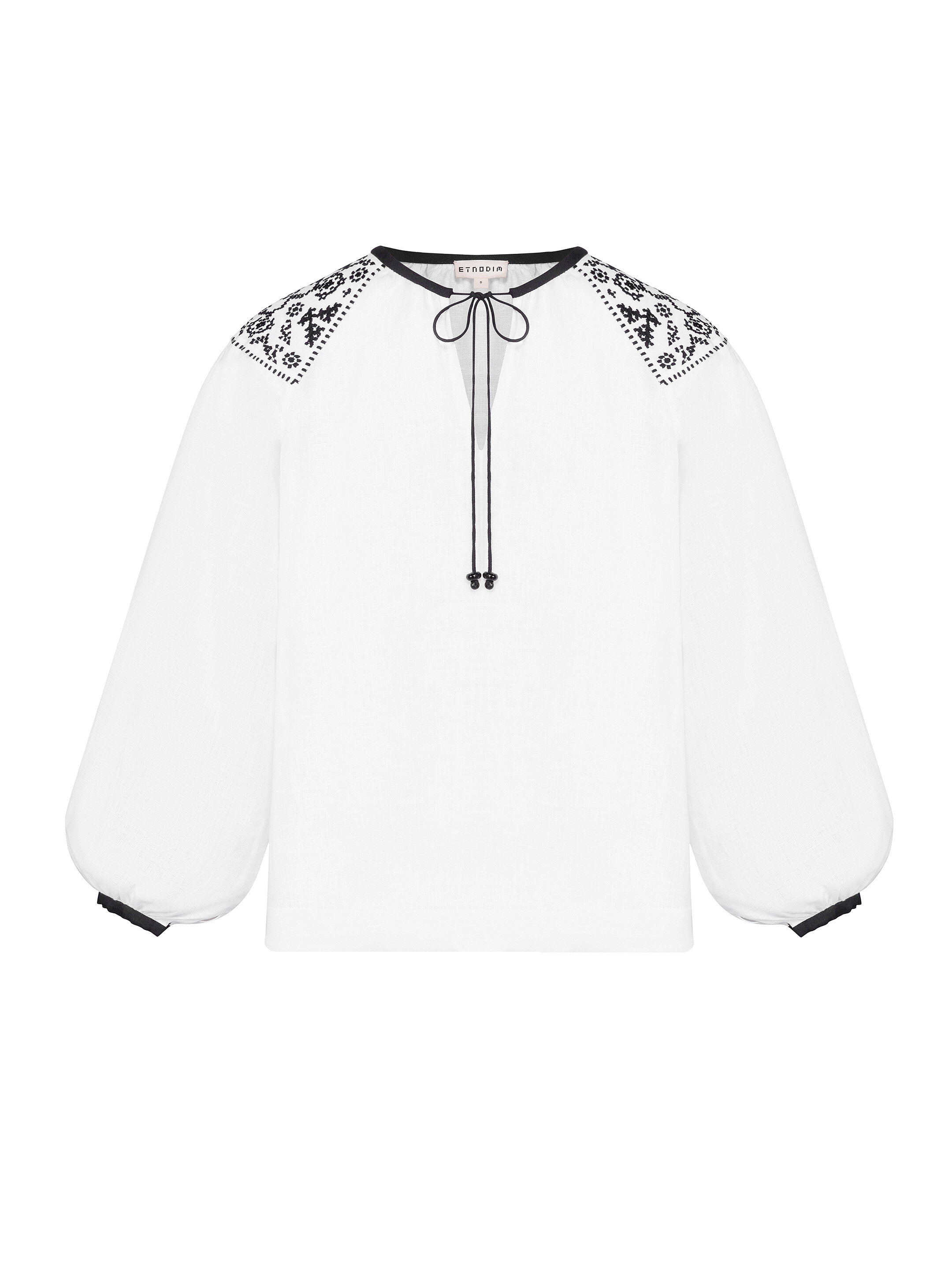 Embroidered shirt "Izola" white sizes
