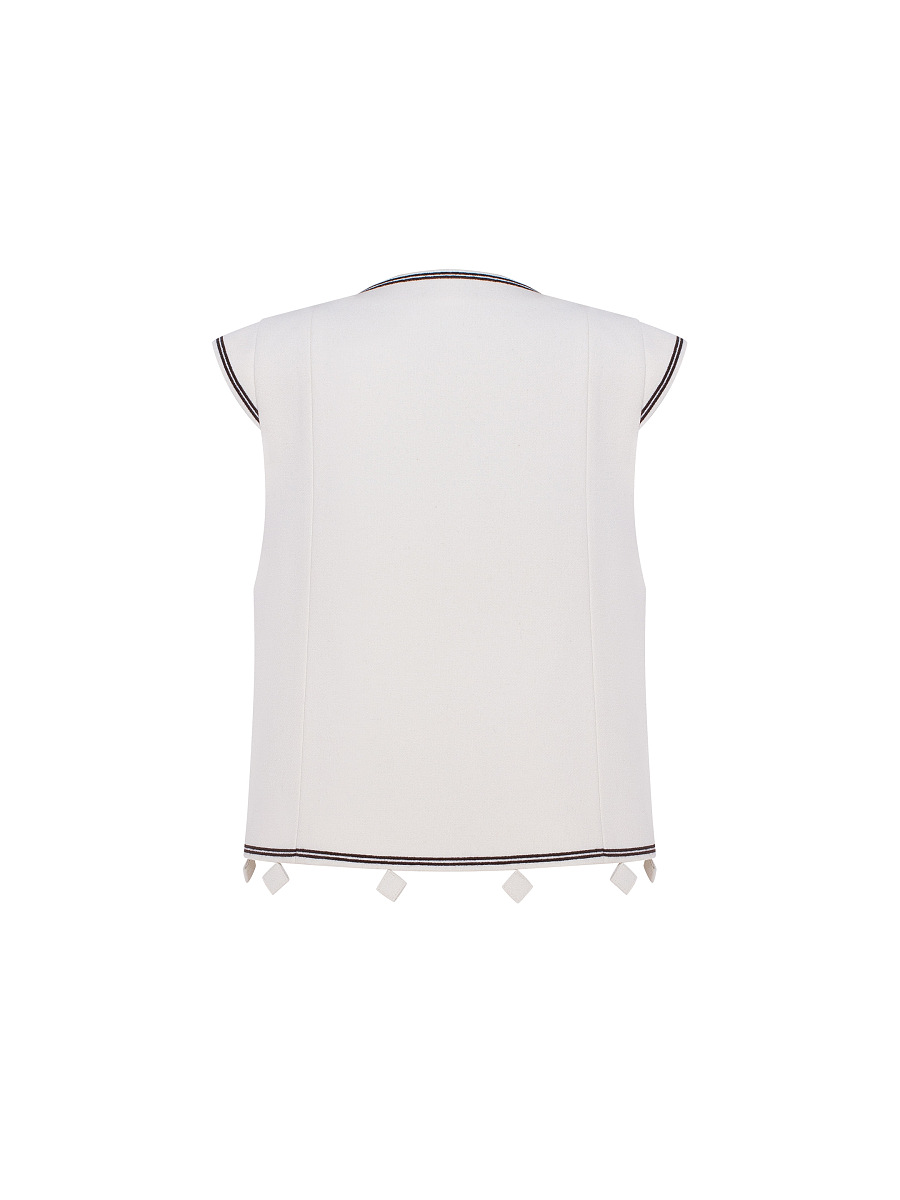 Milk embroidered vest "Kibchyk" [0]
