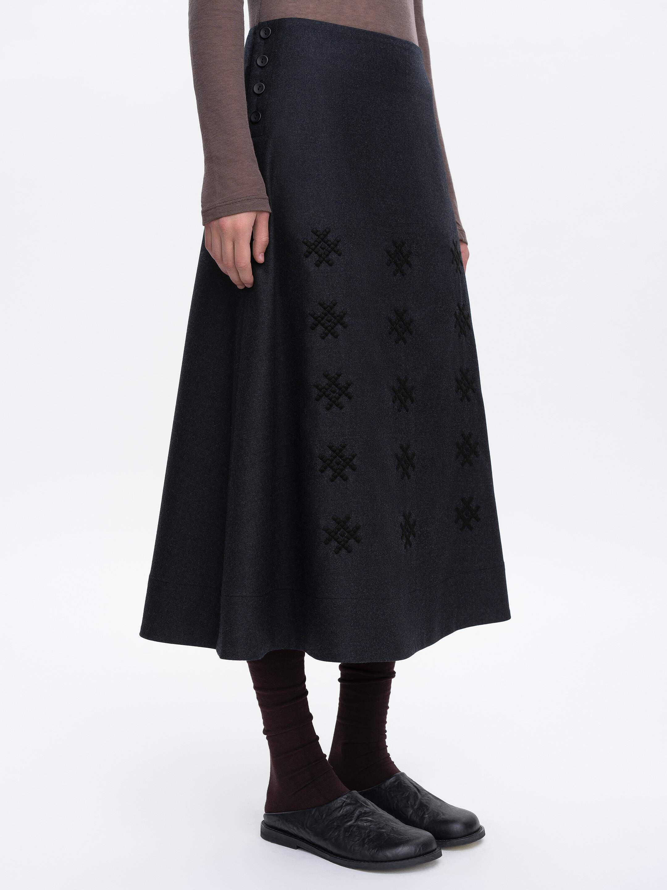 Wool skirt "Noa" cheap