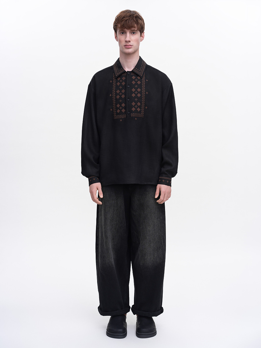 Men’s embroidered shirt  “Tien” [0]