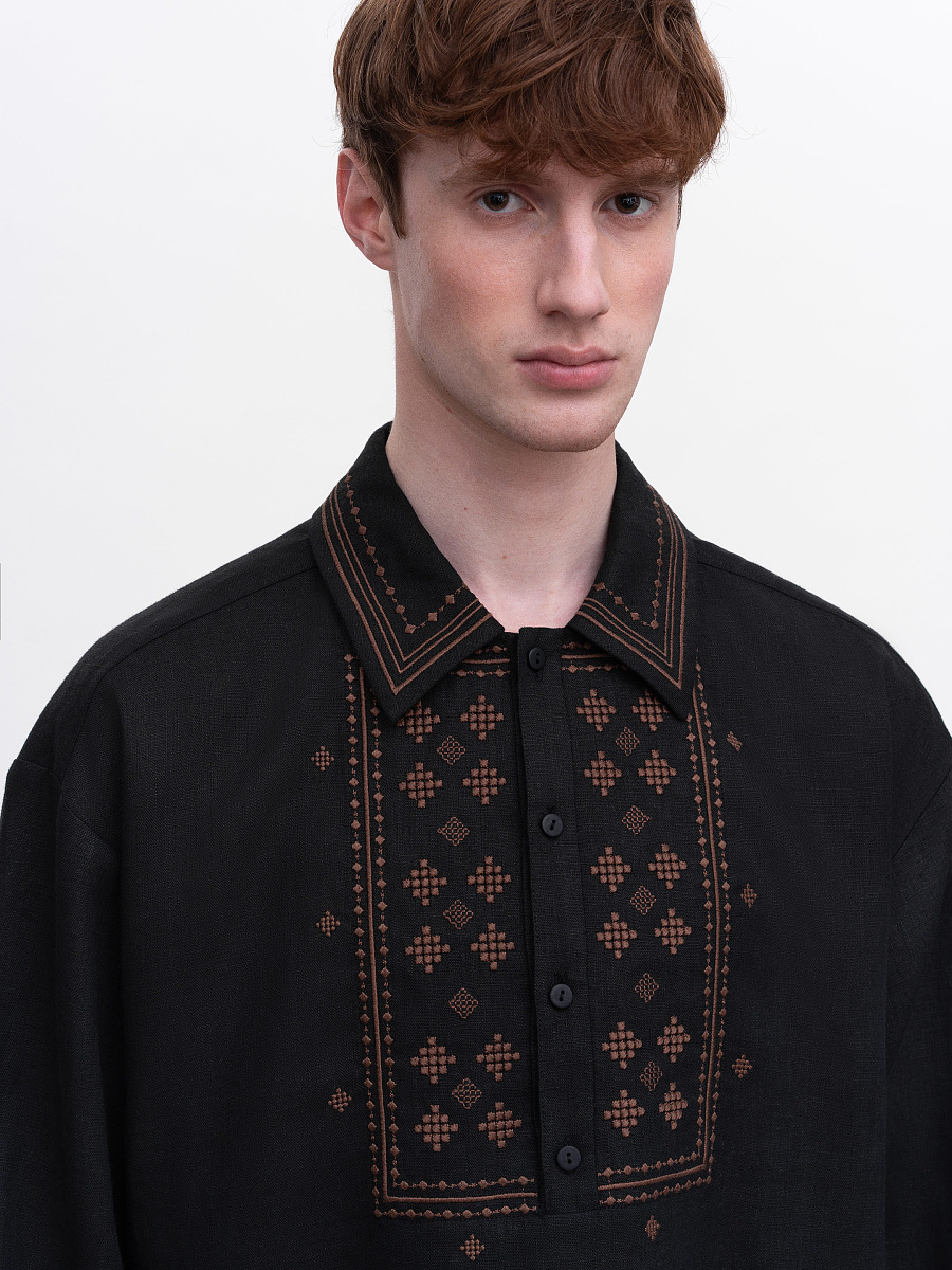 Men’s embroidered shirt  “Tien” [0]