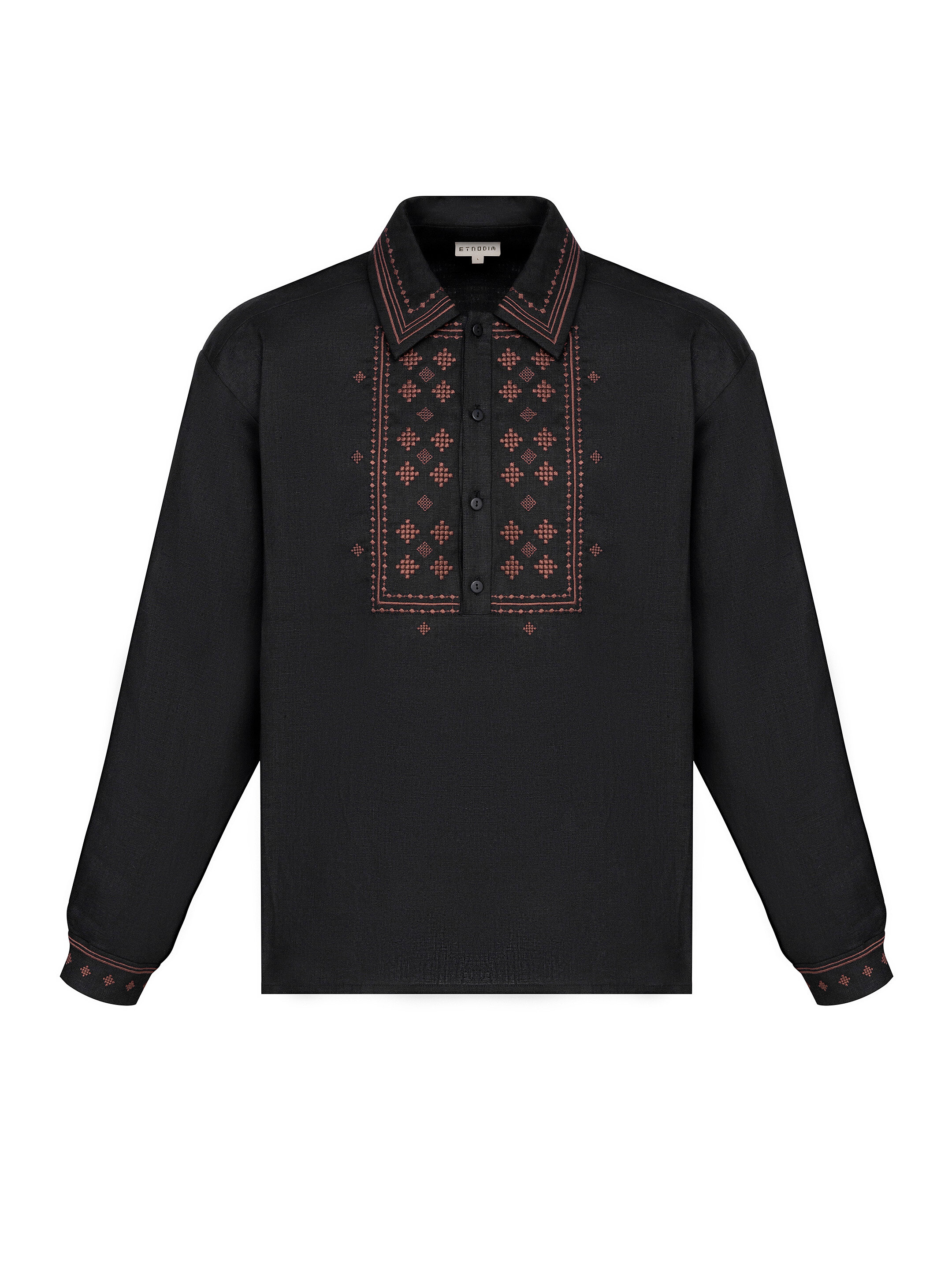 Men’s embroidered shirt  “Tien” sizes