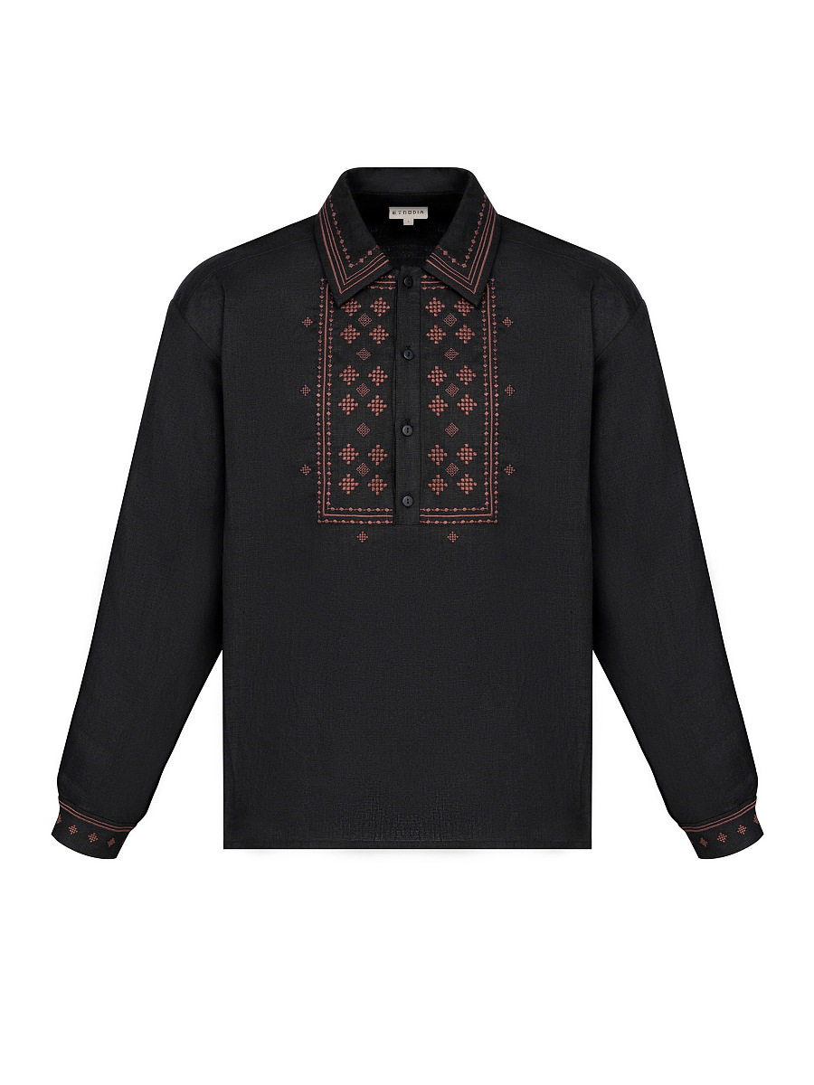 Men's embroidered shirt with a collar Kovel buy in Kyiv, price