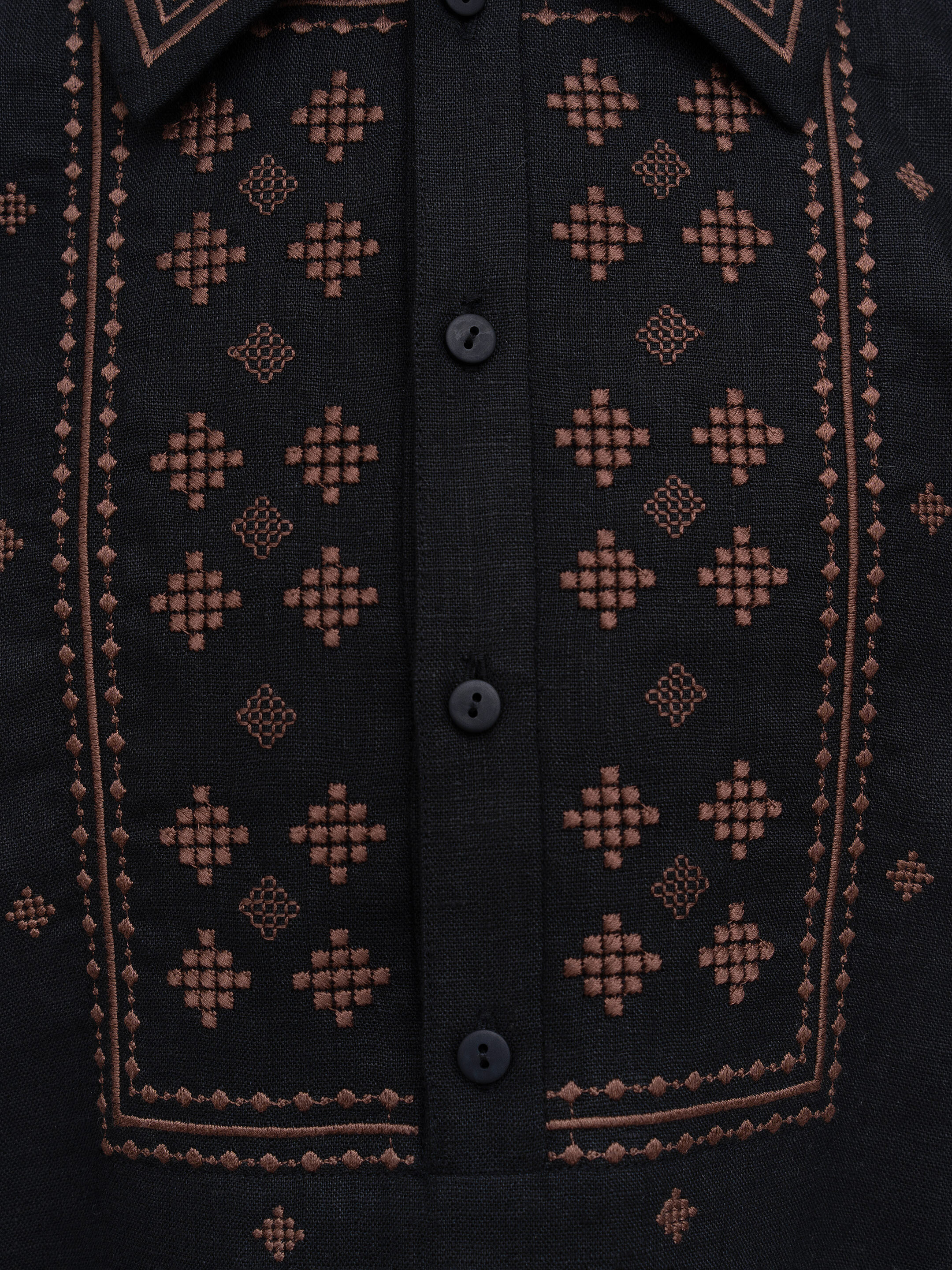 Men’s embroidered shirt  “Tien” cheap