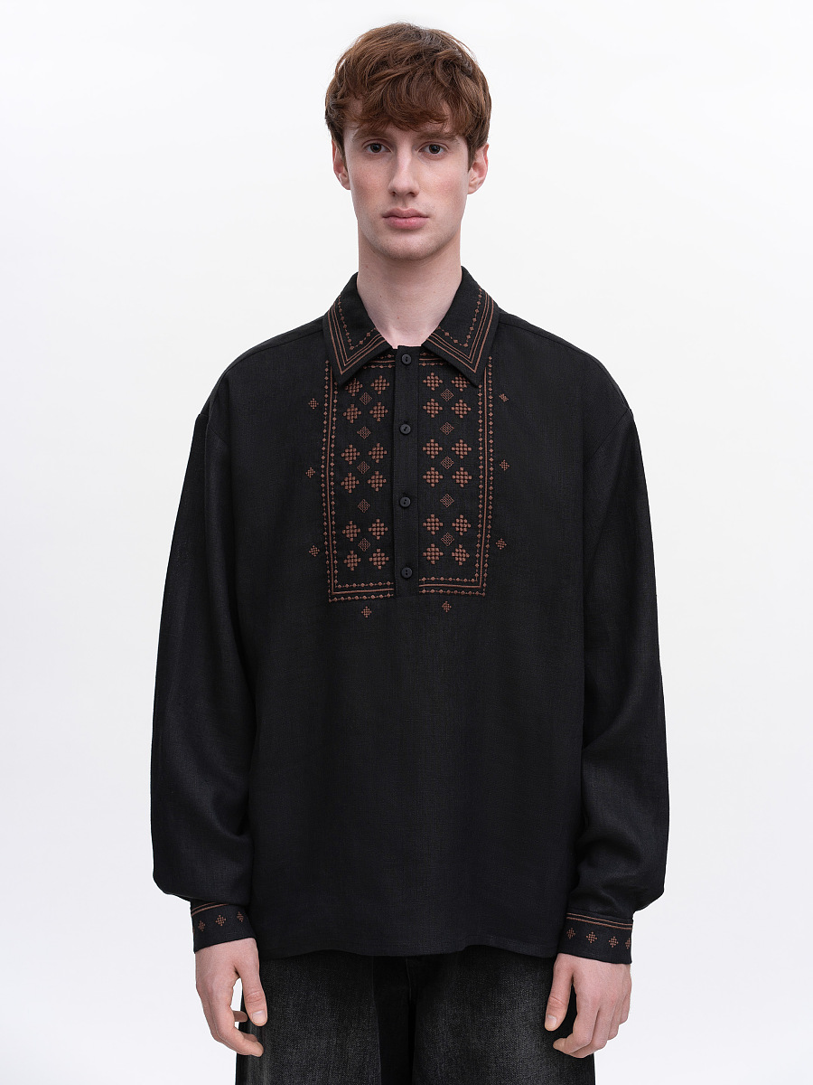 Men’s embroidered shirt  “Tien” [0]