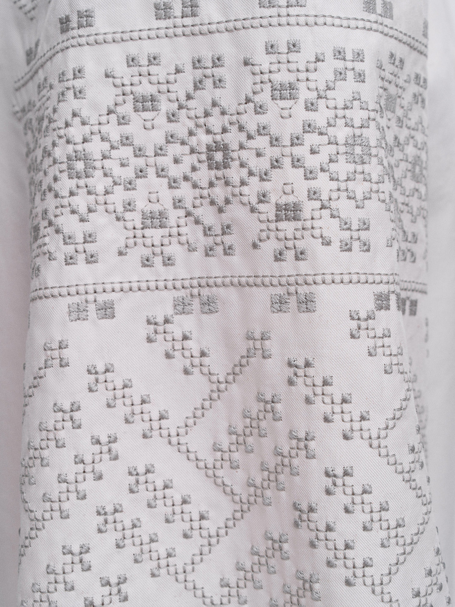 Milk embroidered dress "Velina" [0]