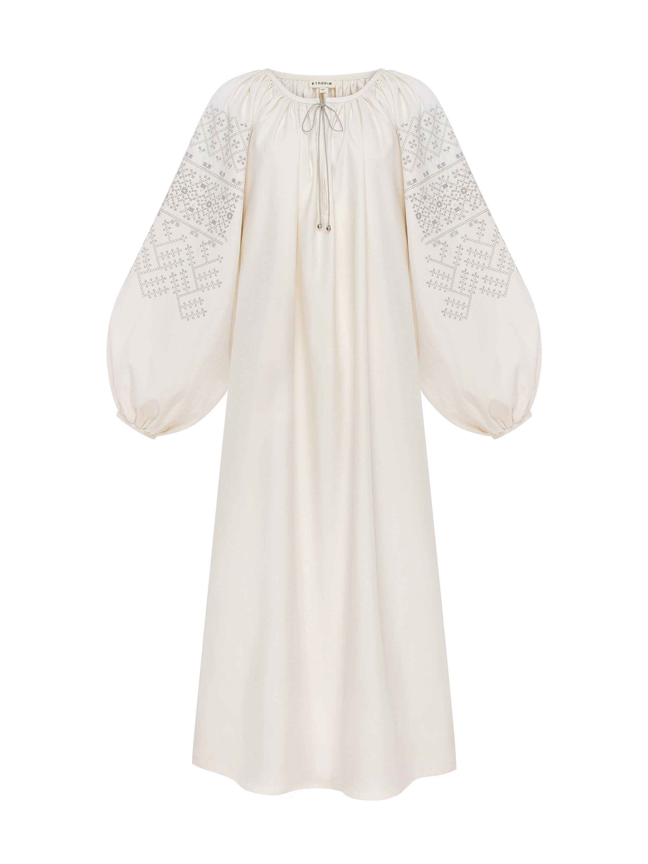 Milk embroidered dress "Velina" sizes
