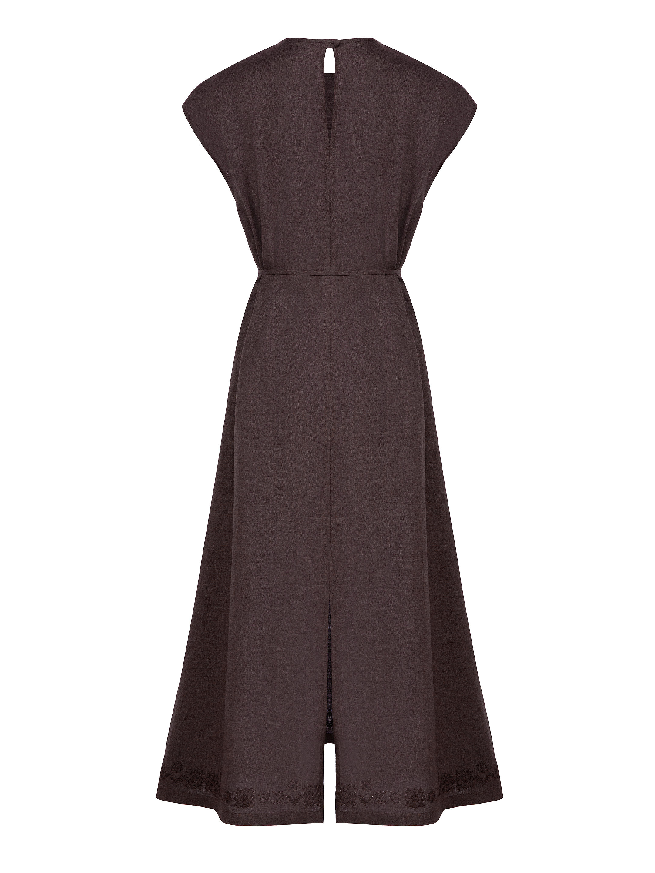 Brown embroidered dress "Nevit" buy