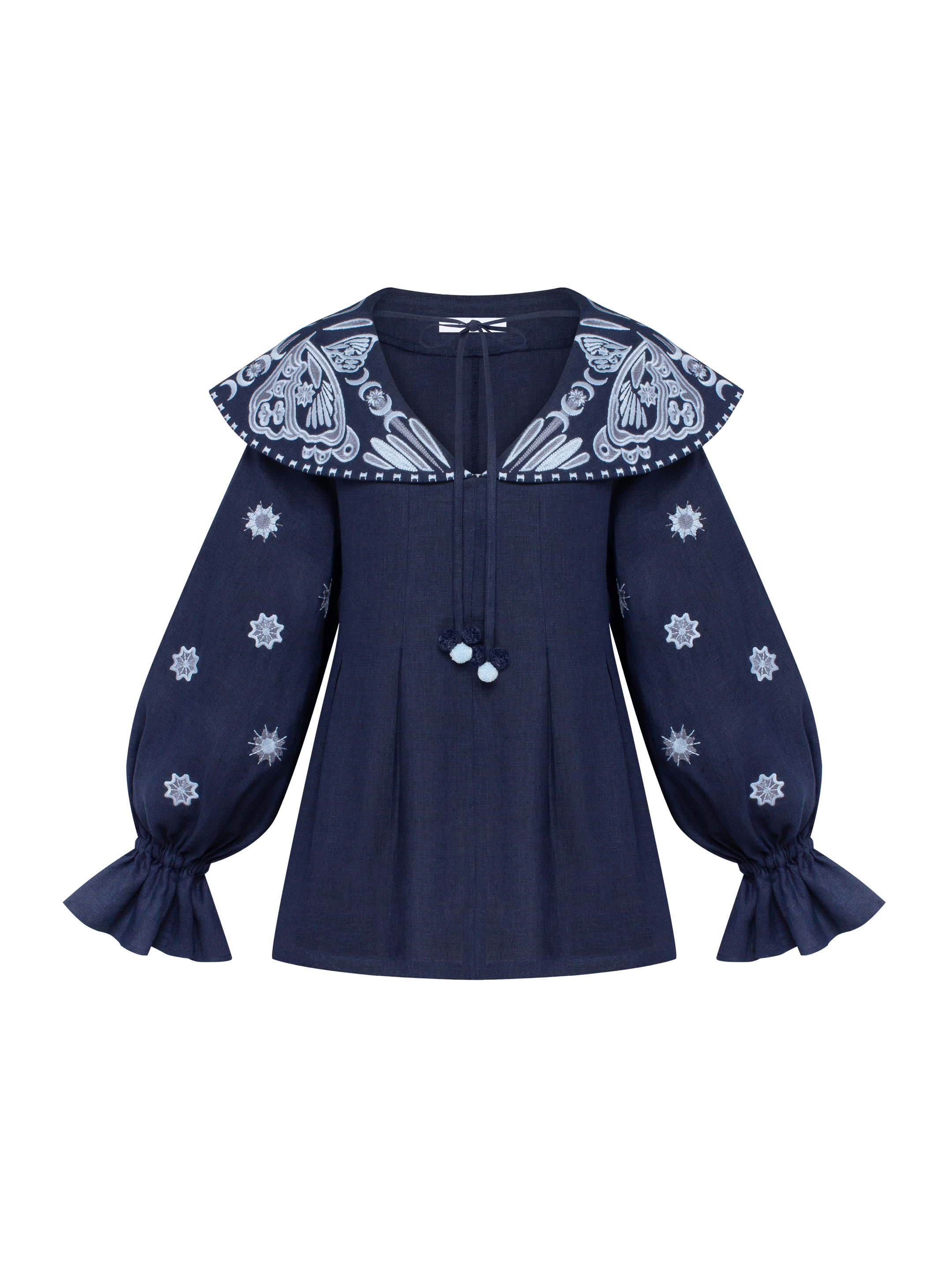 Blue blouse Butterfly