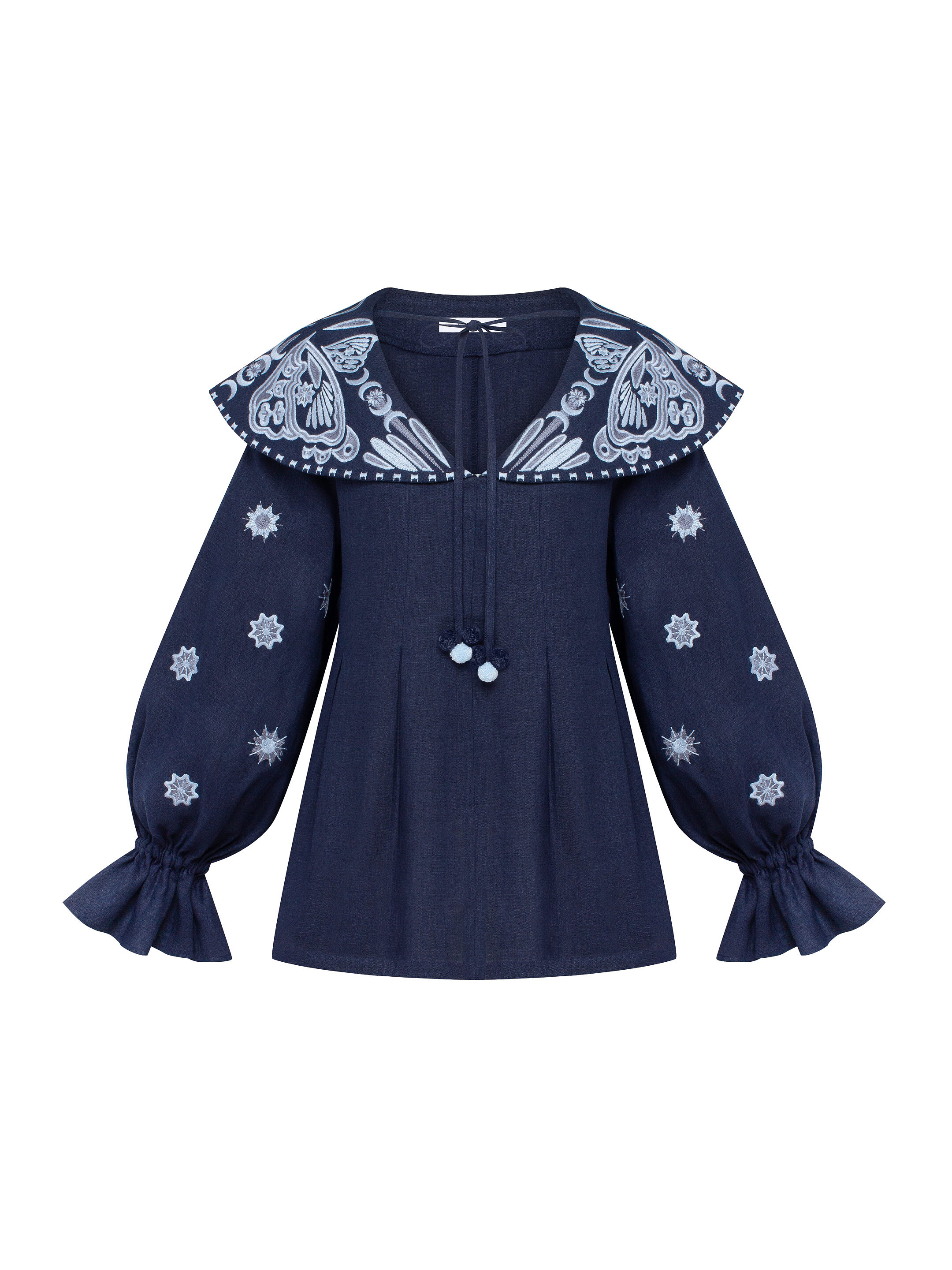 Blue blouse "Lehit" sizes