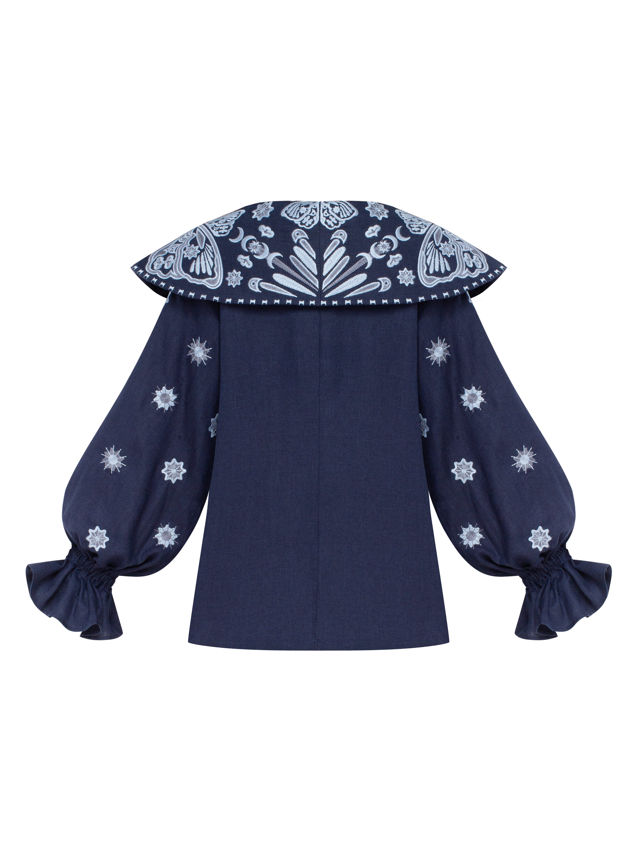 Blue blouse Butterfly