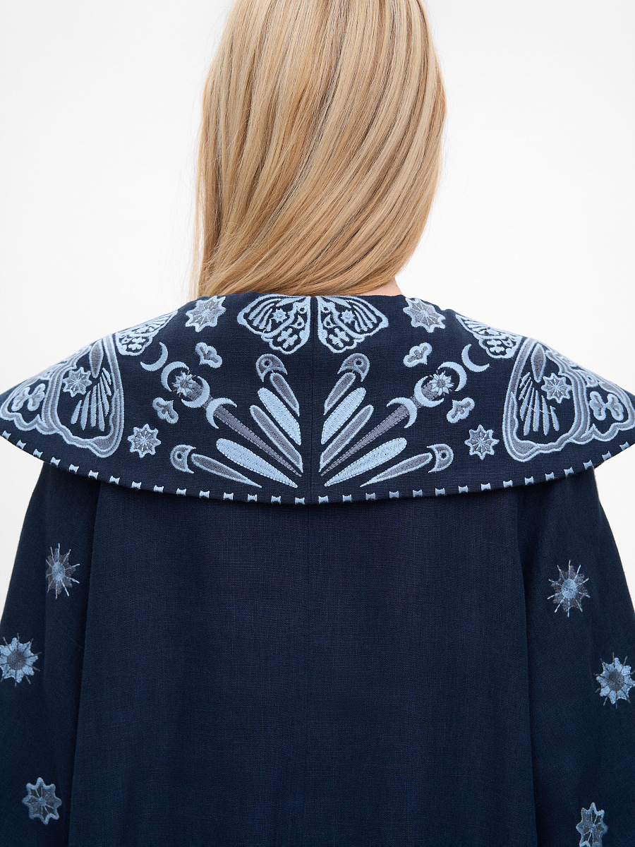 Blue blouse "Butterfly" [0]
