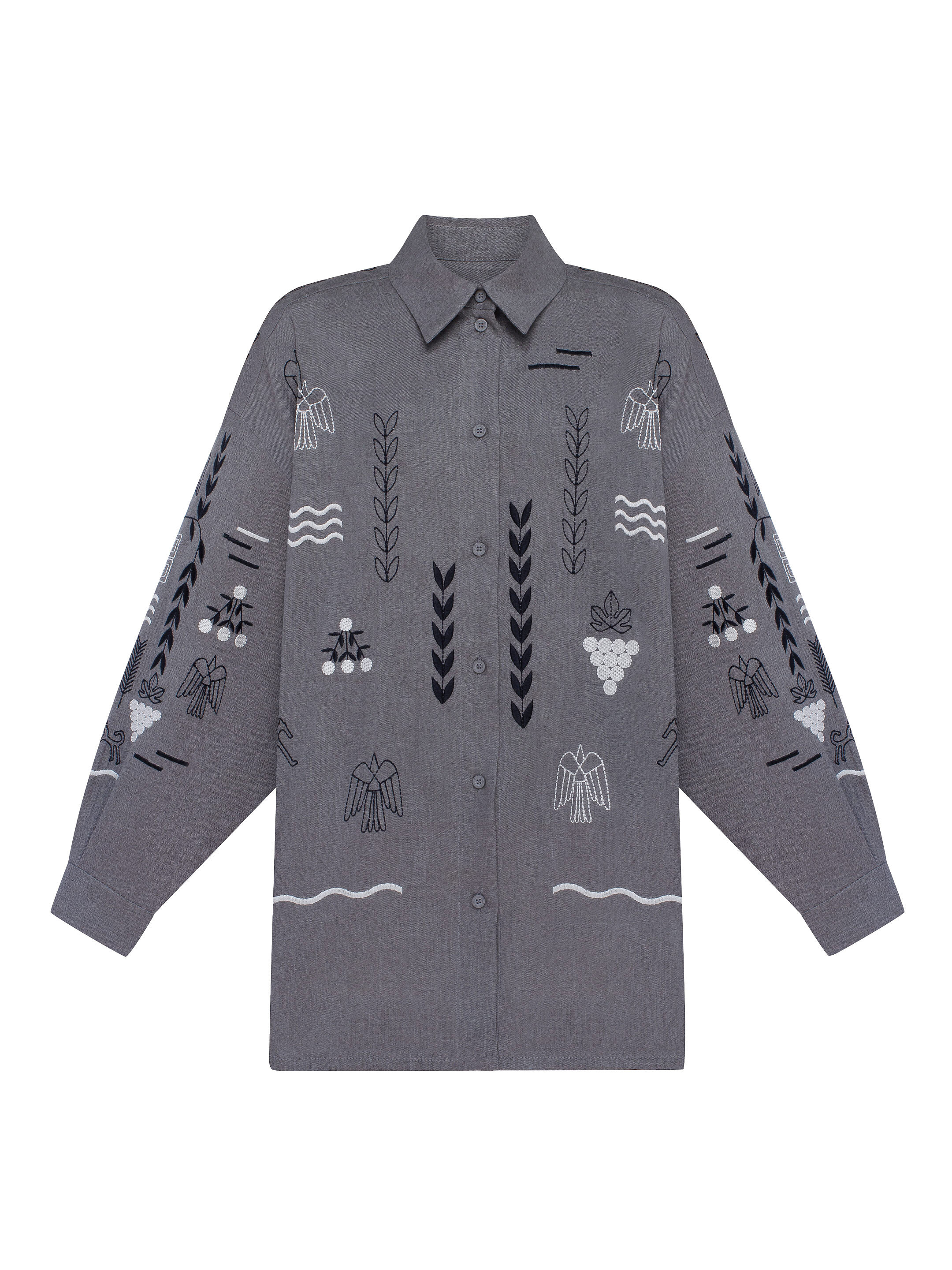 Gray women's shirt SLOVO GRAY sizes