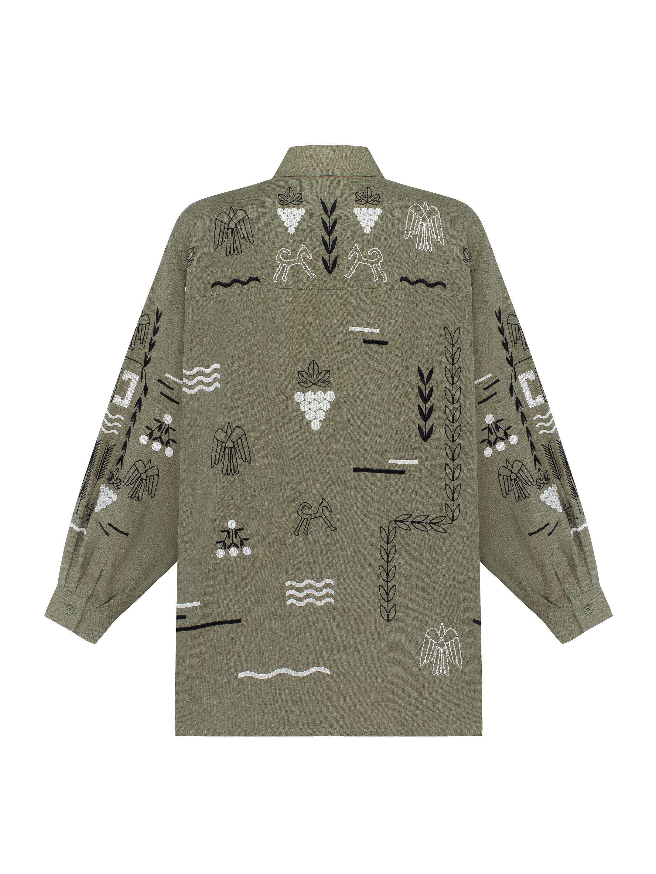 Green women's shirt SLOVO GREEN sizes