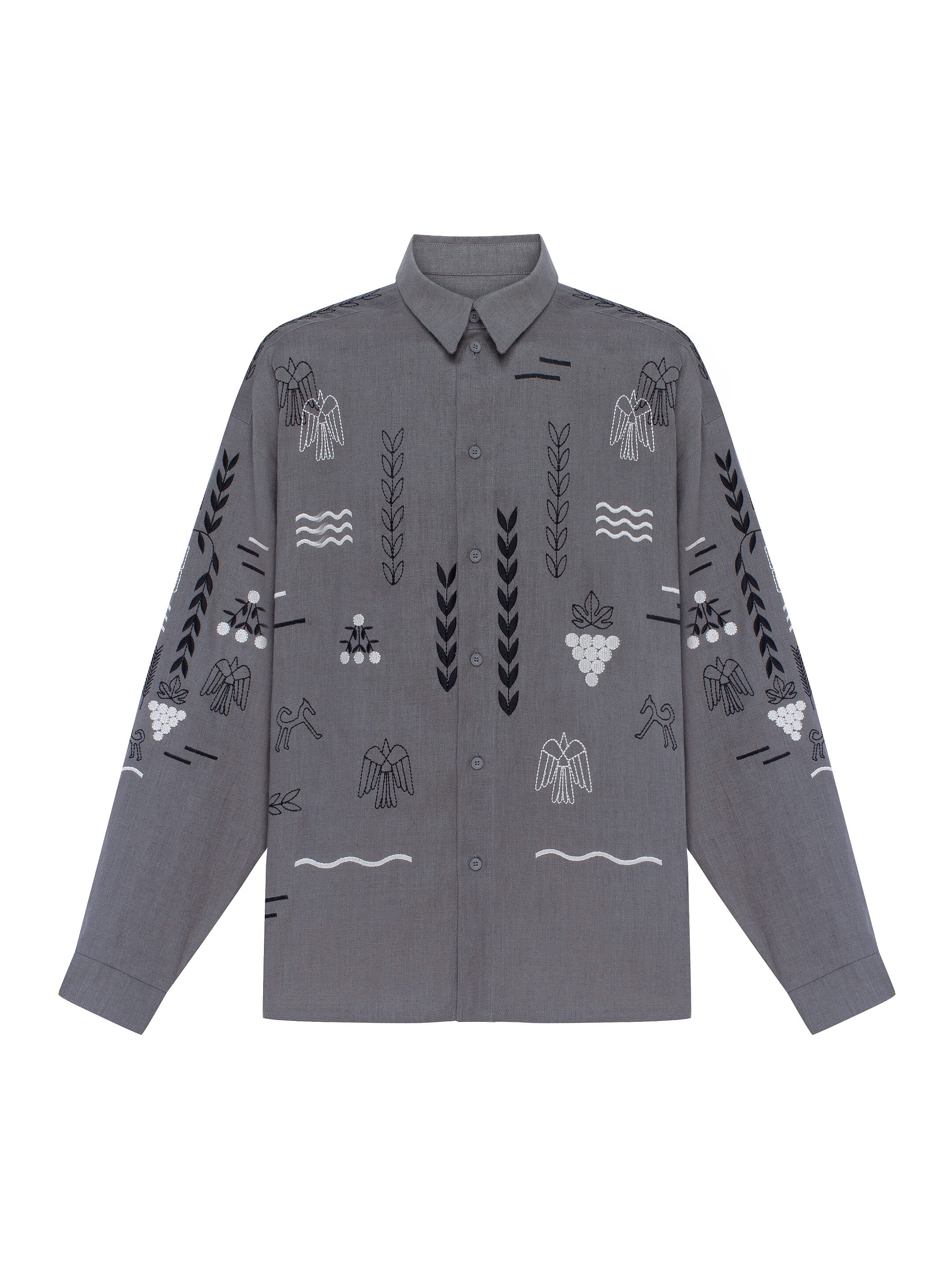 Gray shirt MEN`S SLOVO GRAY sizes