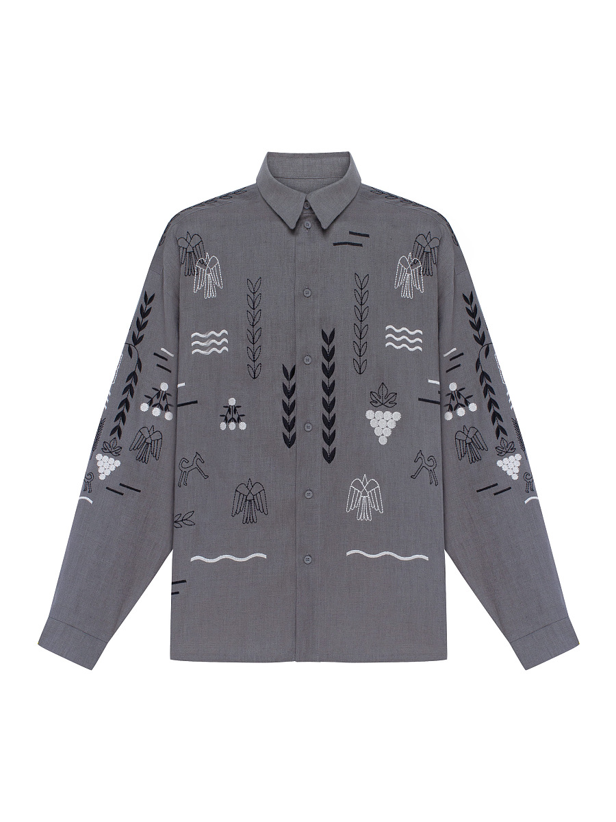 Gray shirt MEN`S SLOVO GRAY [0]