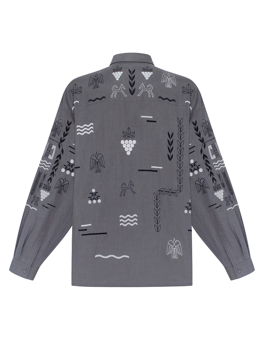 Gray shirt MEN`S SLOVO GRAY [0]