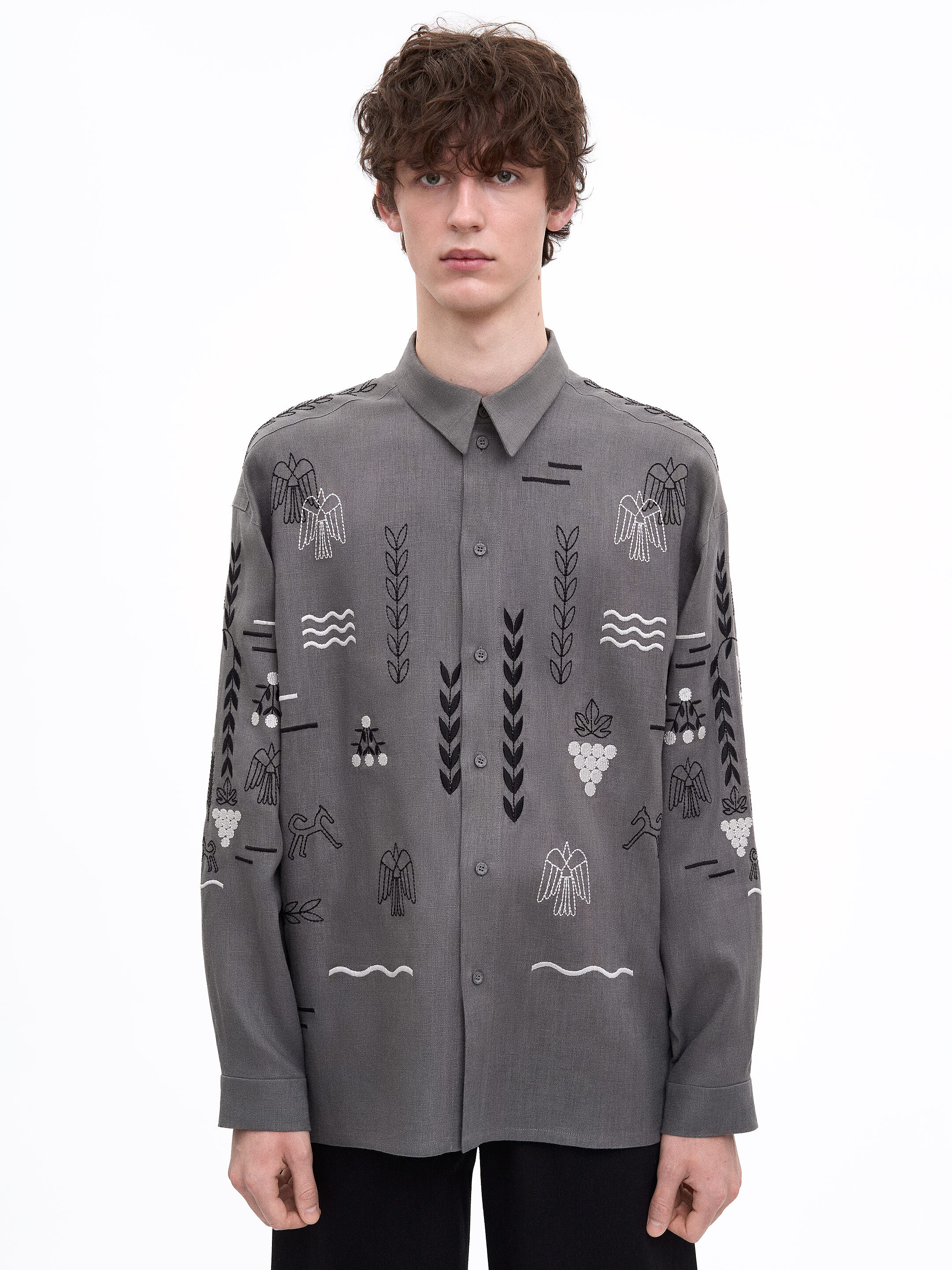 Gray shirt MEN`S SLOVO GRAY Buy