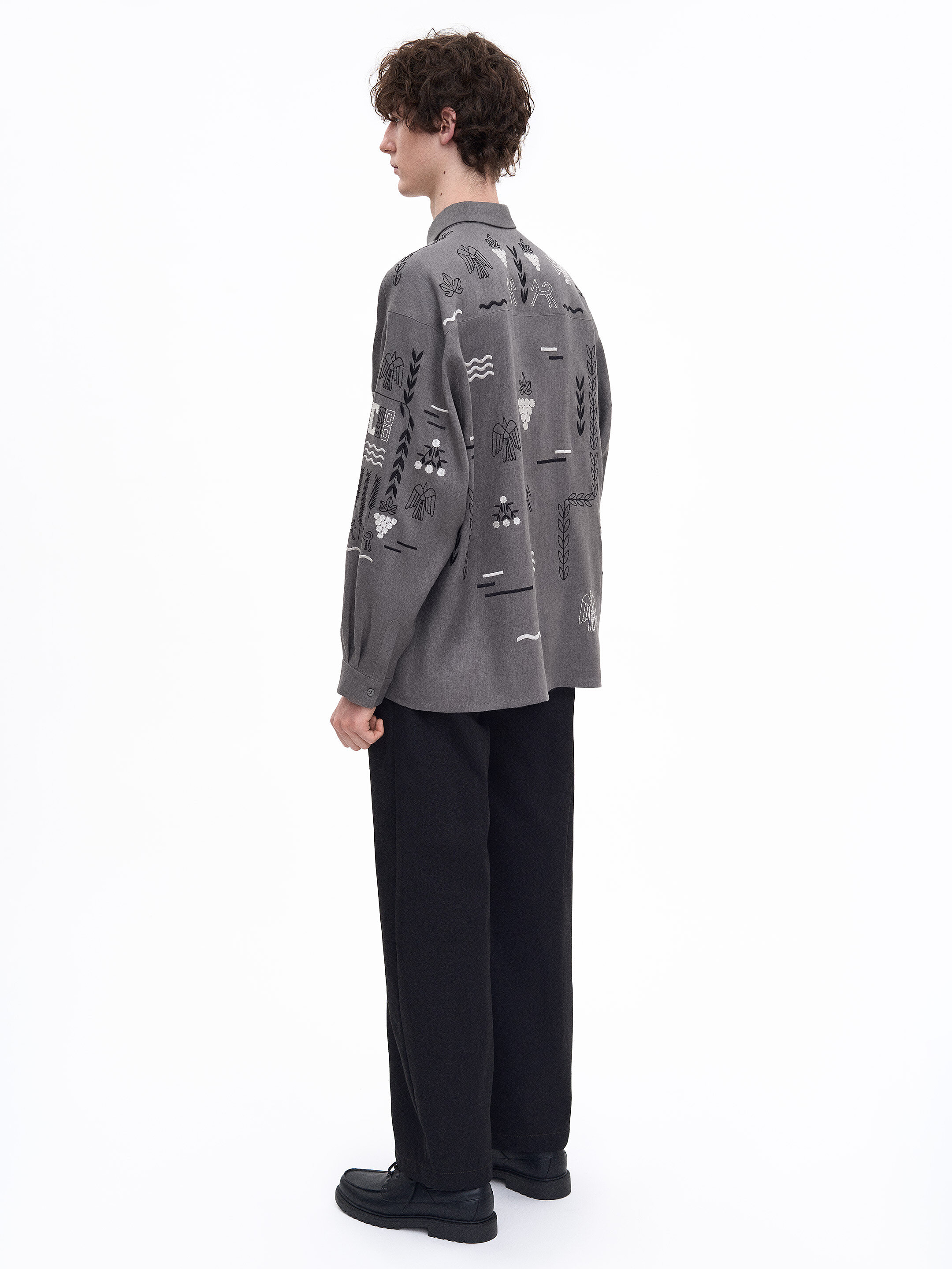 Gray shirt MEN`S SLOVO GRAY ціна