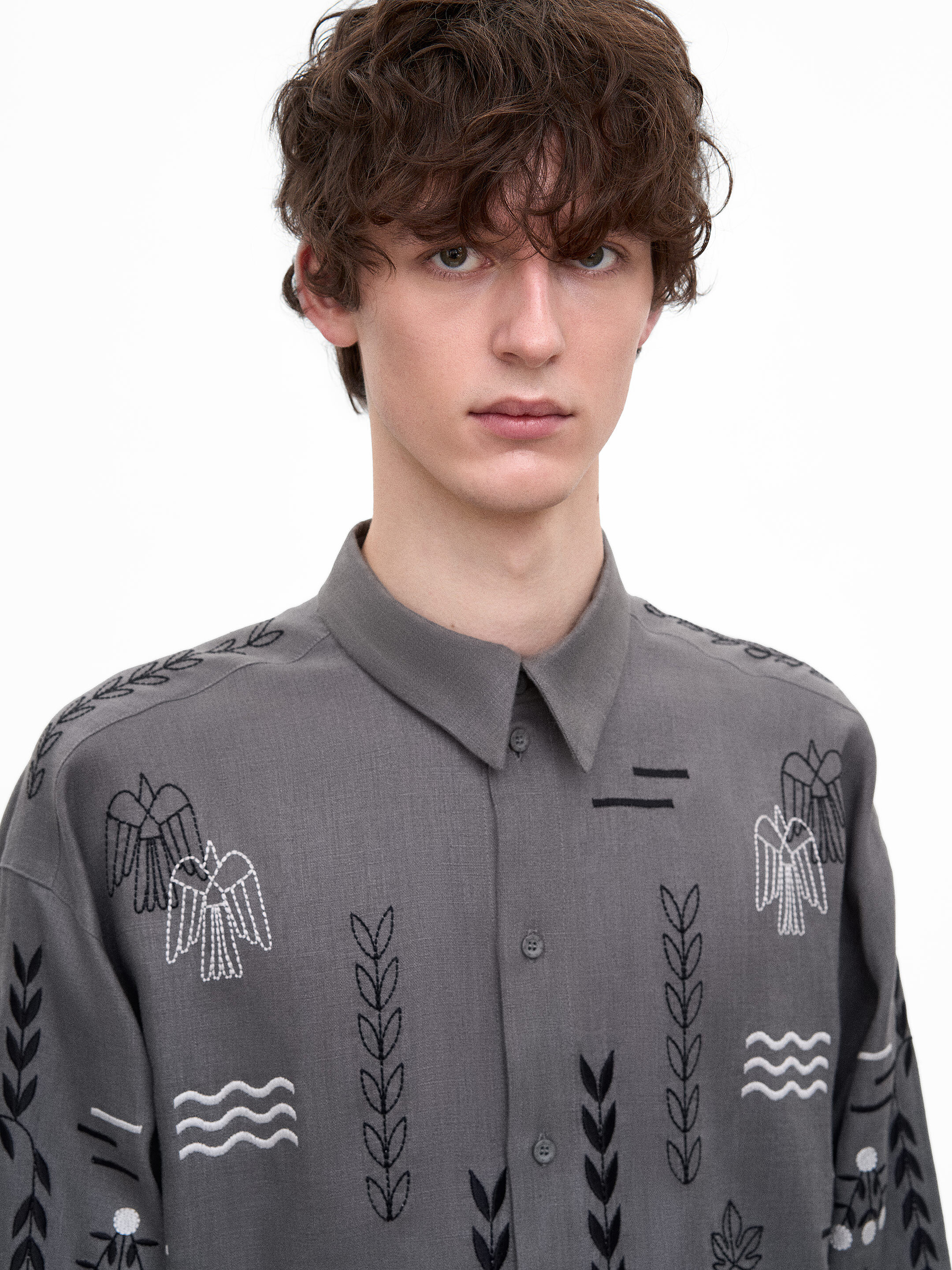 Gray shirt MEN`S SLOVO GRAY choose