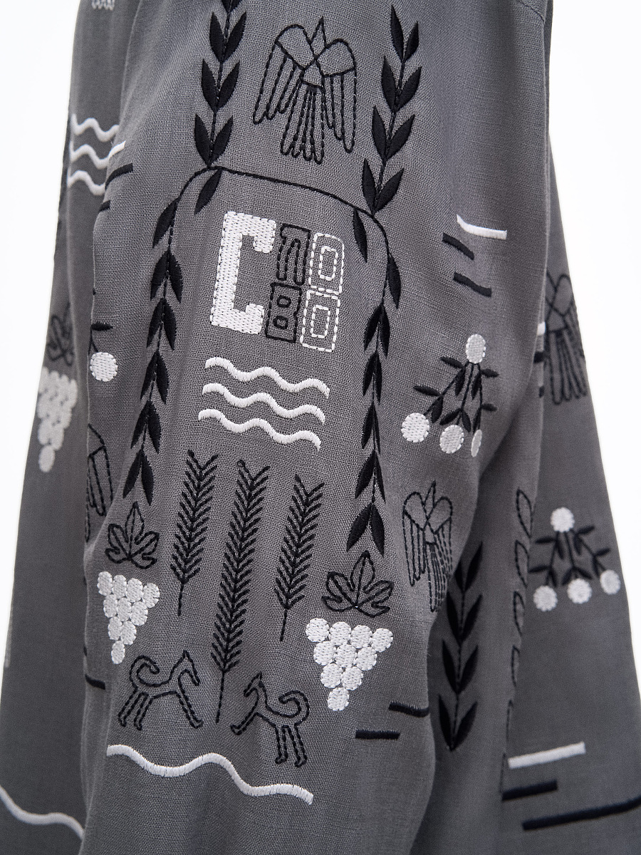 Gray shirt MEN`S SLOVO GRAY [0]