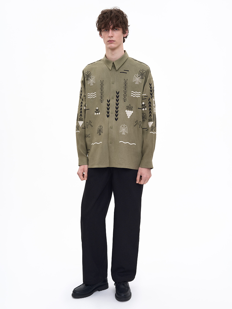 Green shirt MEN`S SLOVO GREEN [0]