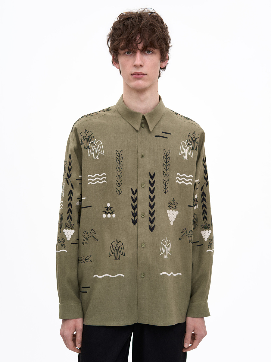 Green shirt MEN`S SLOVO GREEN [0]