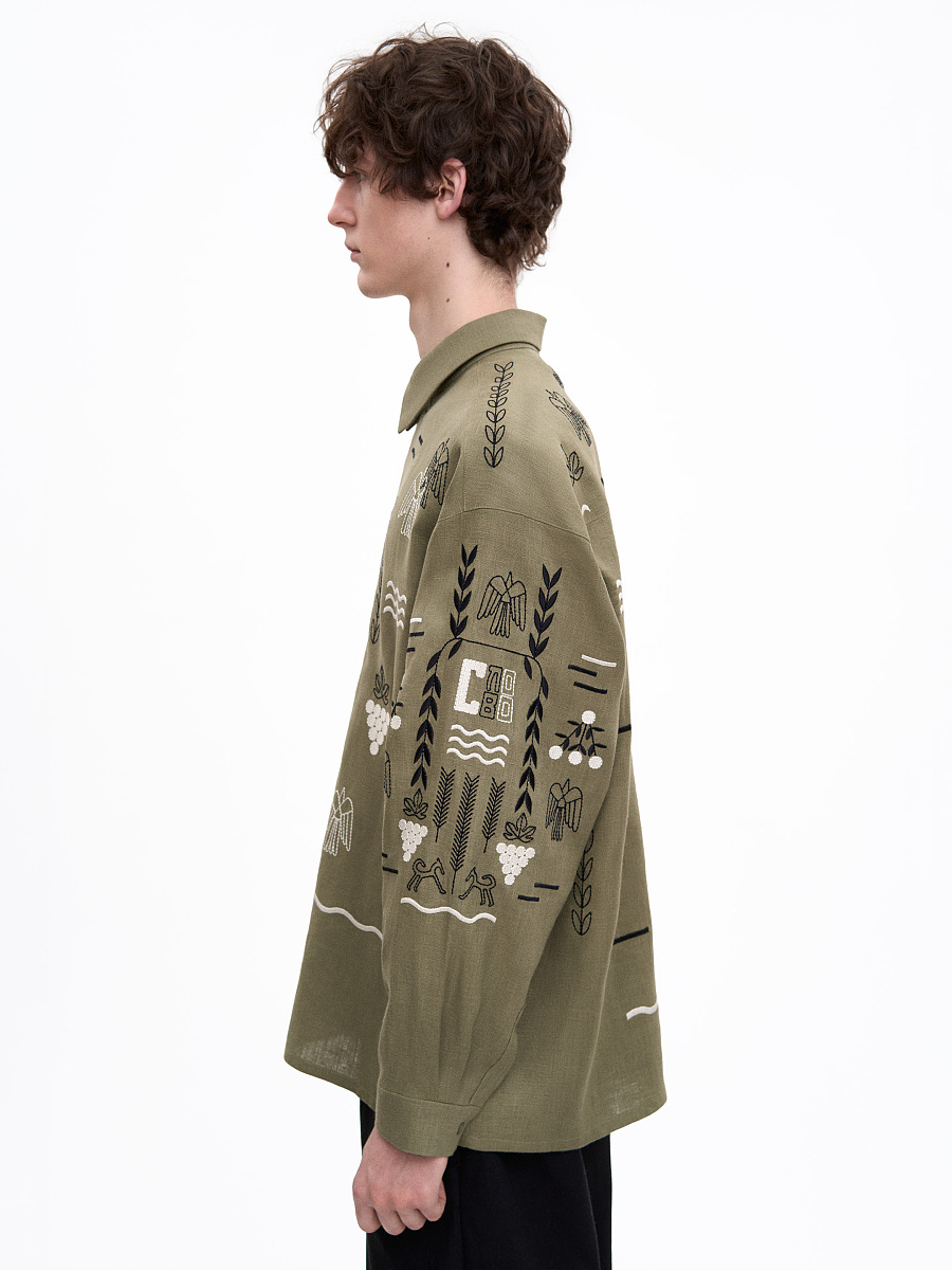 Green shirt MEN`S SLOVO GREEN [0]