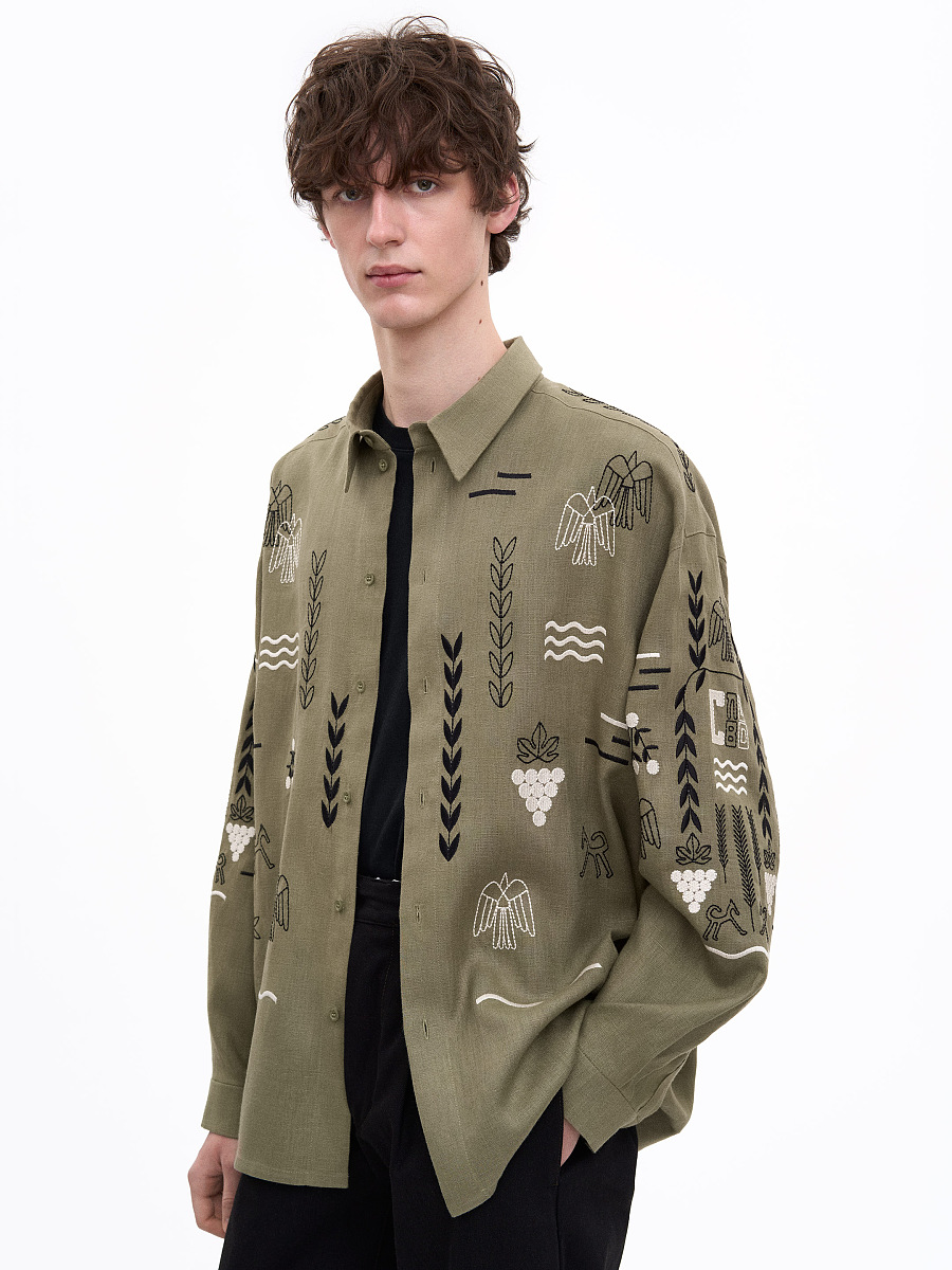 Green shirt MEN`S SLOVO GREEN [0]
