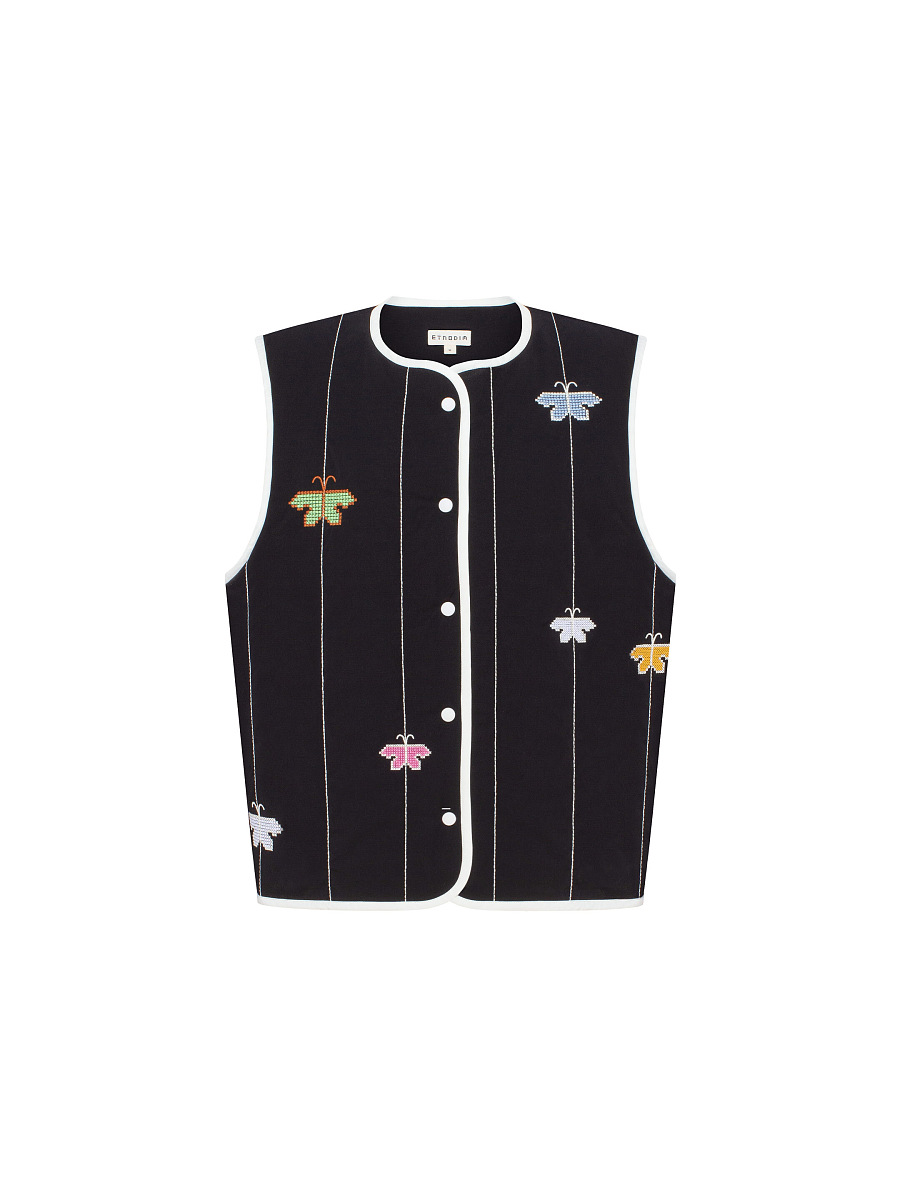 Black vest “Siayvytsia” [0]
