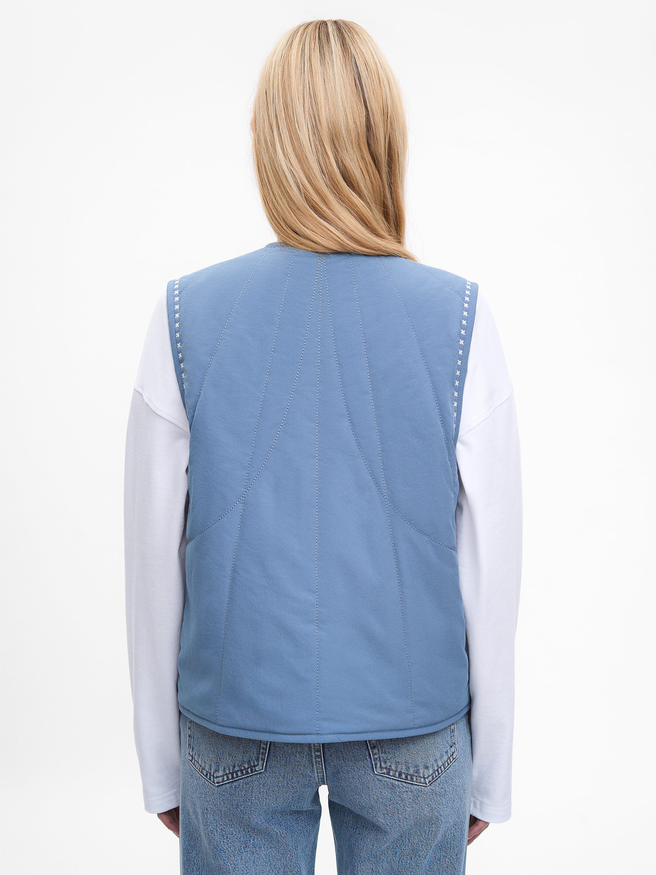 Blue vest “Metelychka” choose