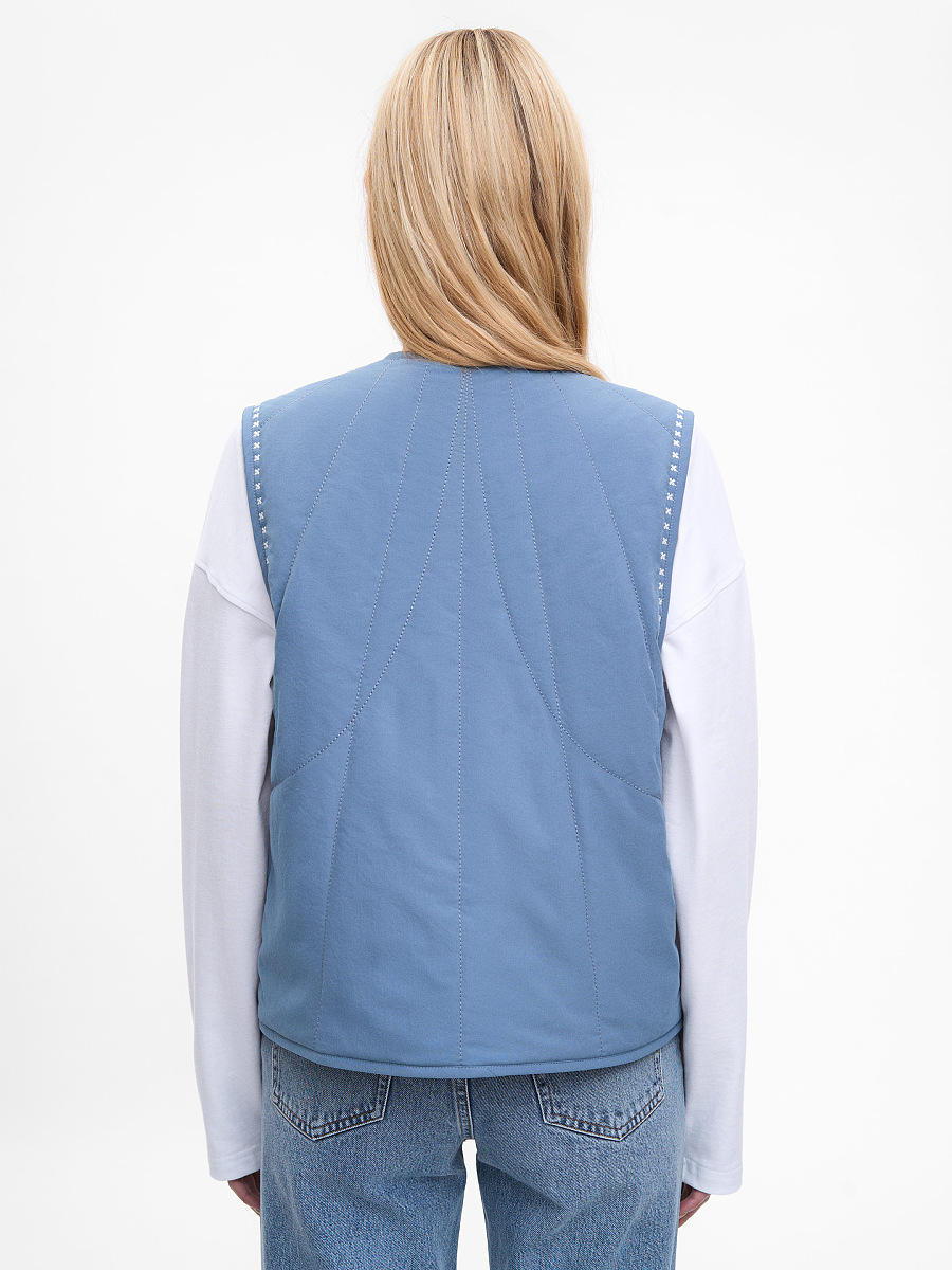 Blue vest “Metelychka” [0]