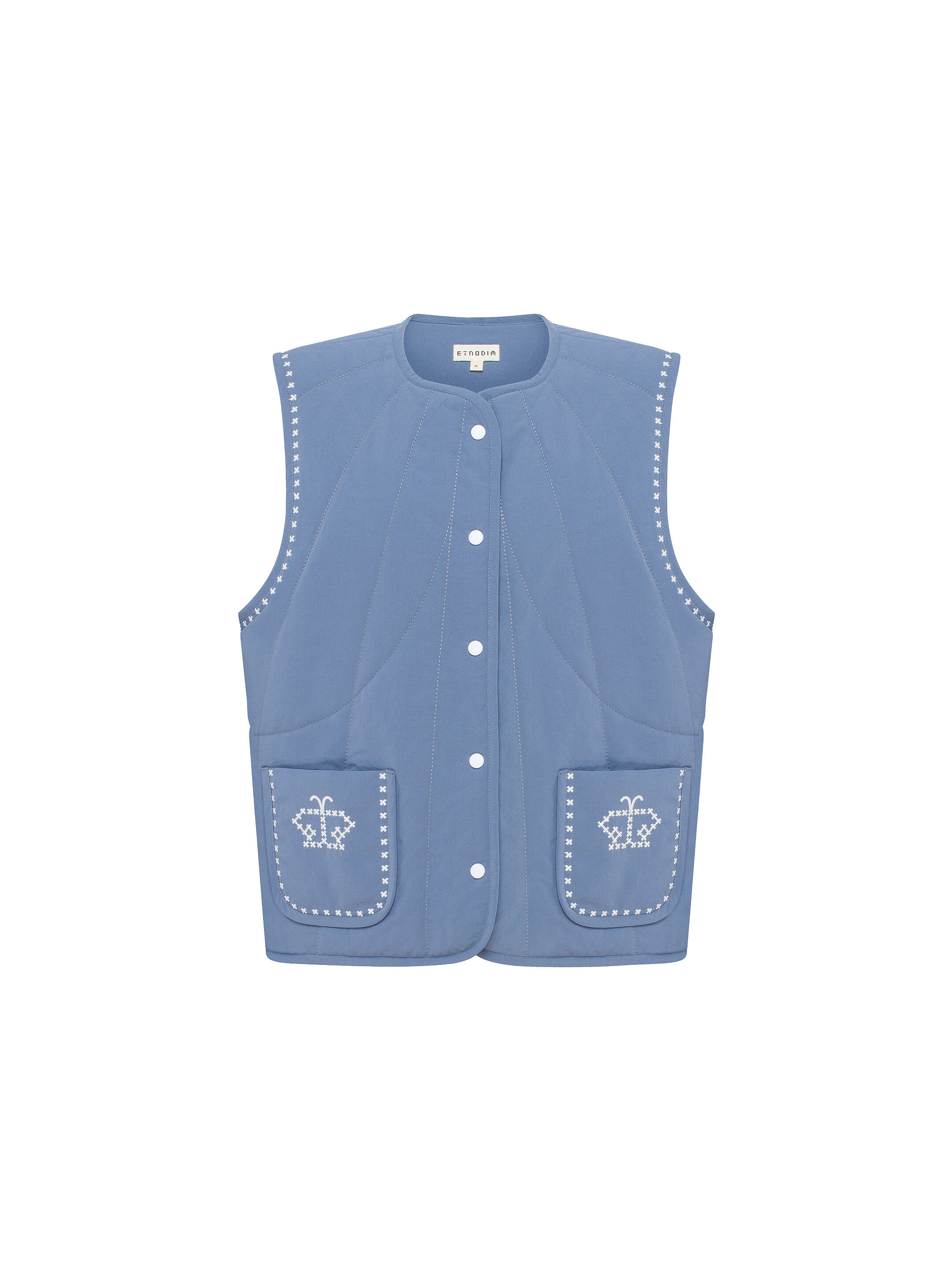 Blue vest “Metelychka” sizes