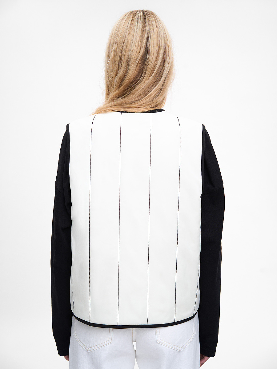 Milky-white vest “Siayvytsia” [0]