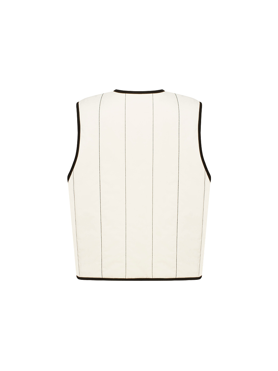 Milky-white vest “Siayvytsia” [0]