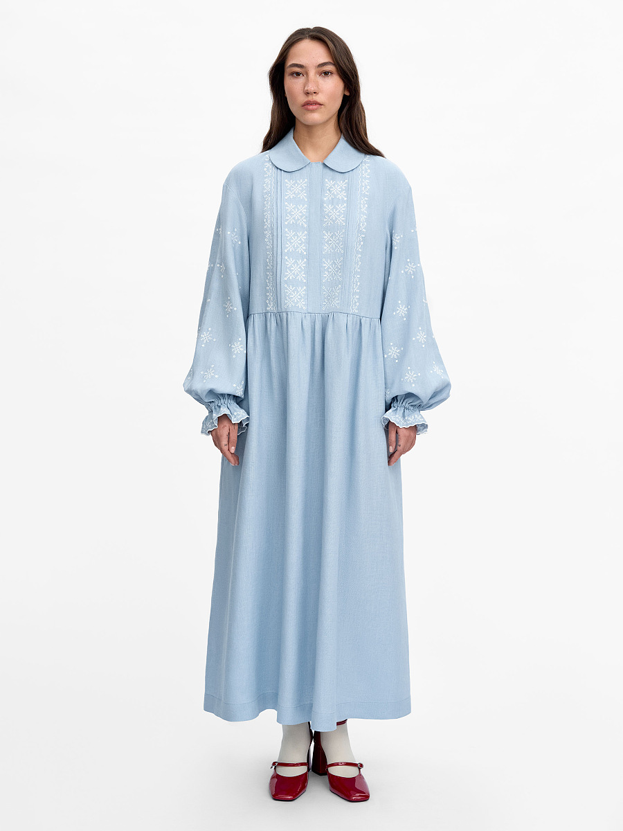 Embroidered dress "Polyarna" [0]