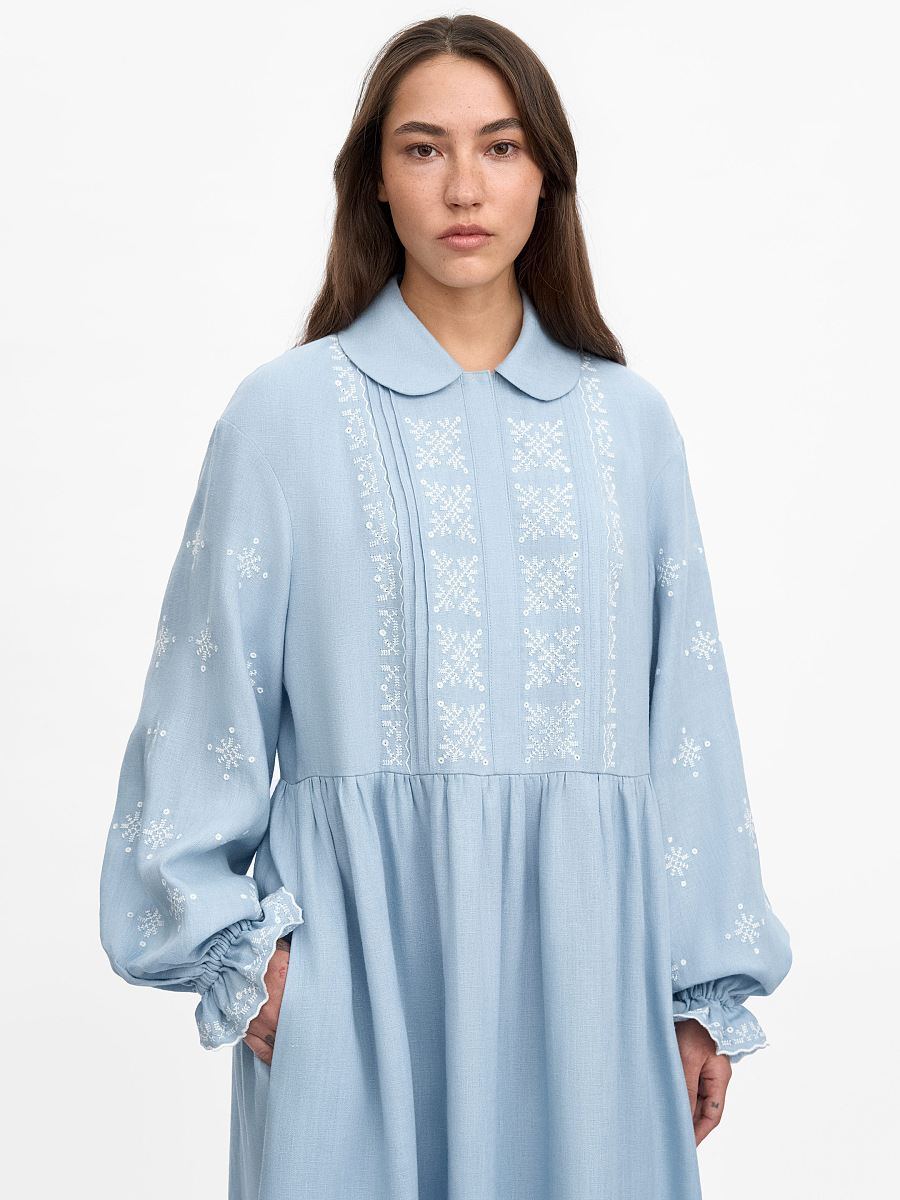 Embroidered dress "Polyarna" [0]