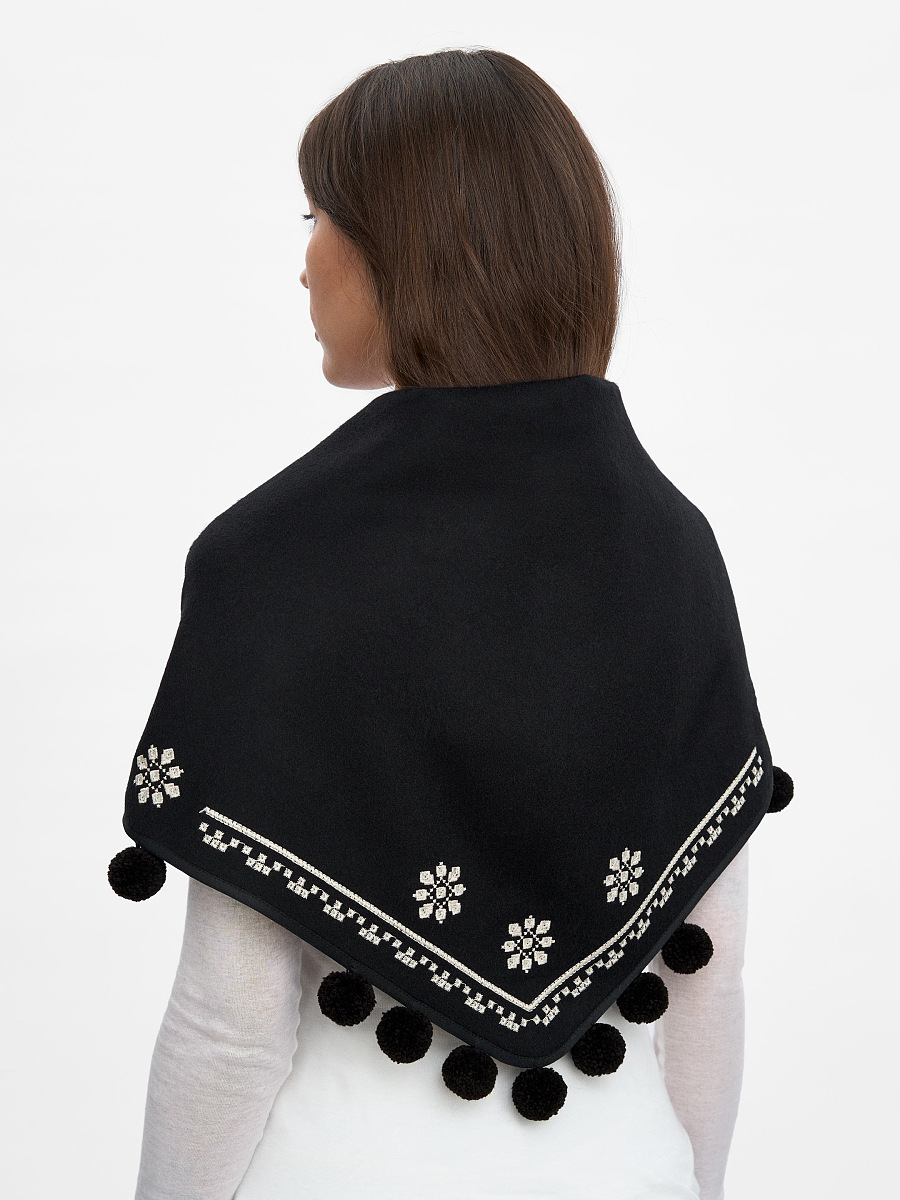 The “Nich” scarf in black [0]