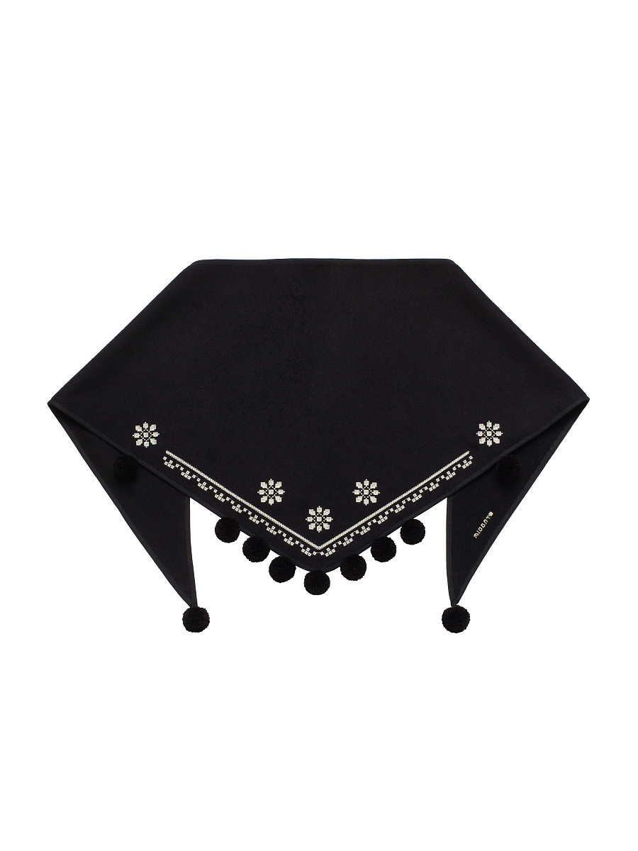 The “Nich” scarf in black [0]