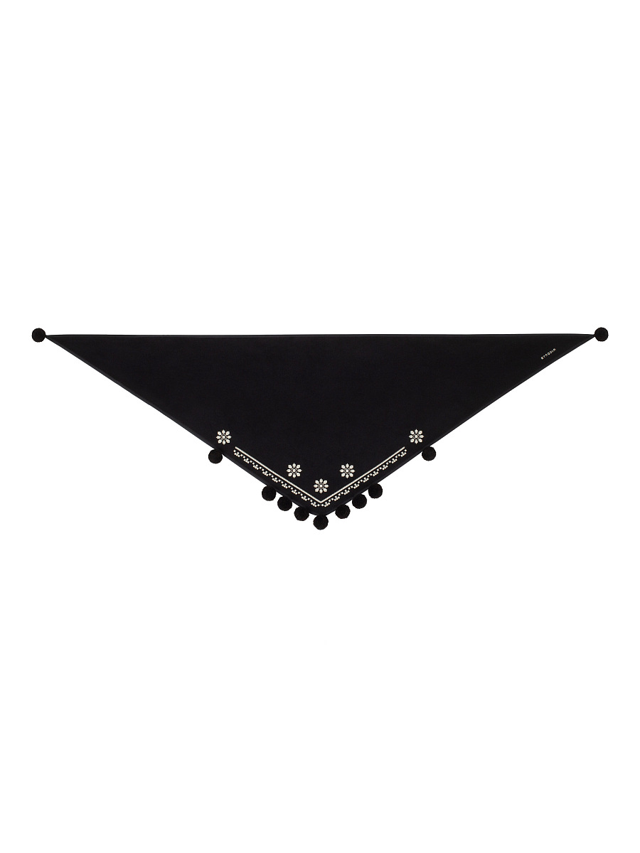 The “Nich” scarf in black [0]