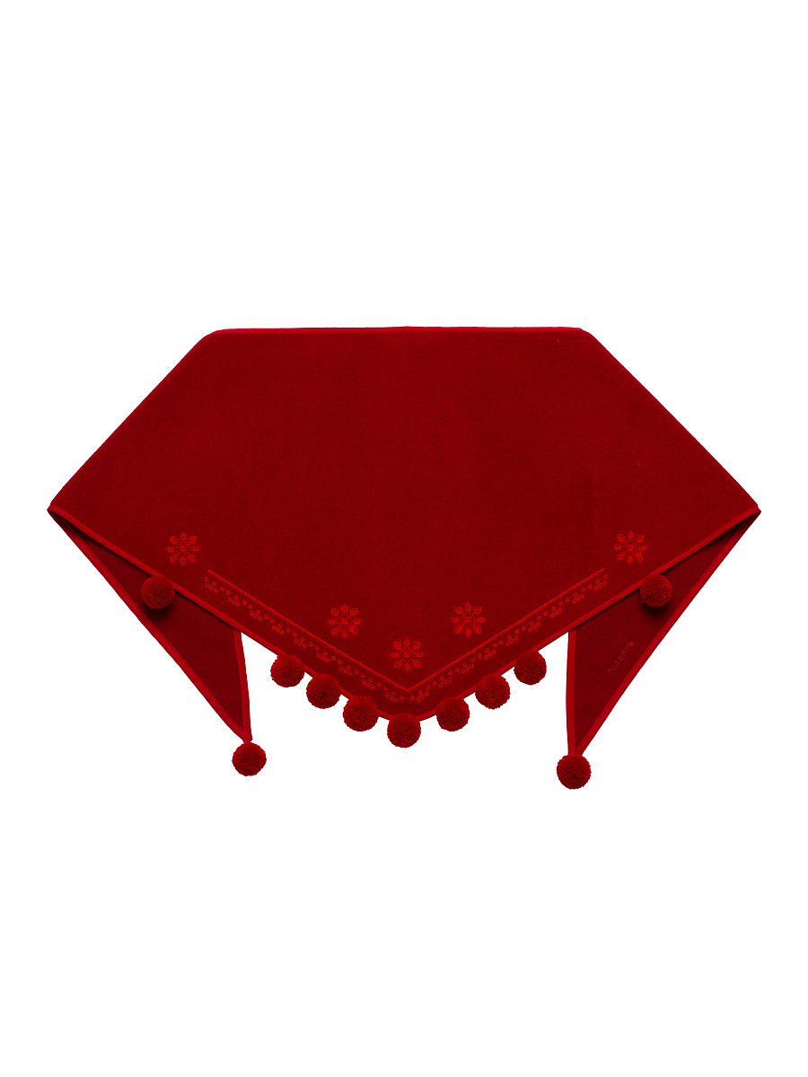 The “Vatra” scarf in red [0]