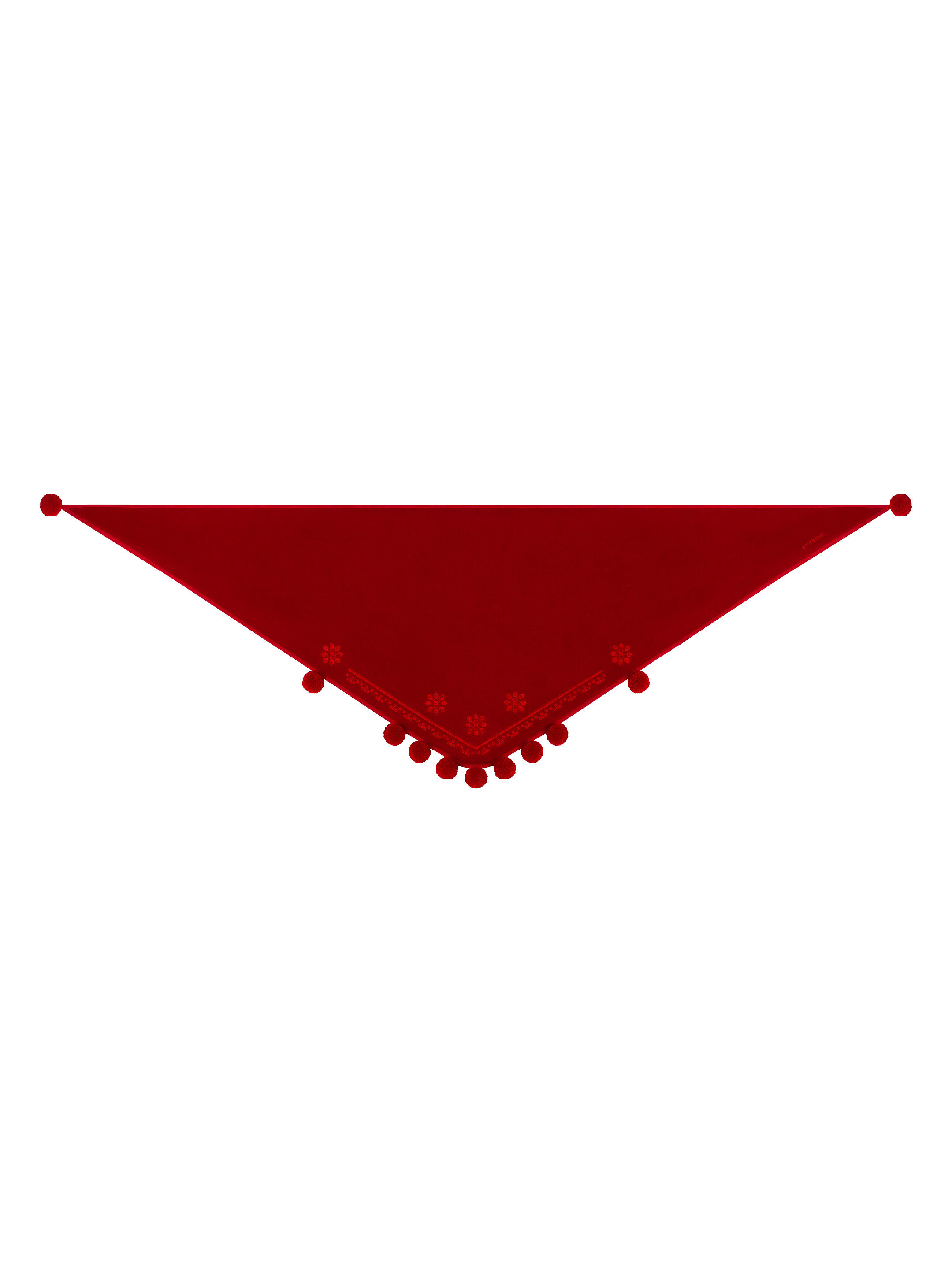 The “Vatra” scarf in red sizes