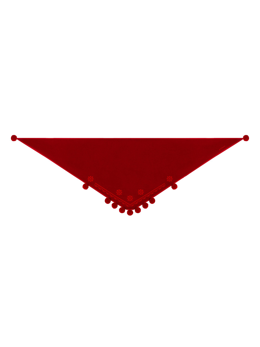 The “Vatra” scarf in red [0]