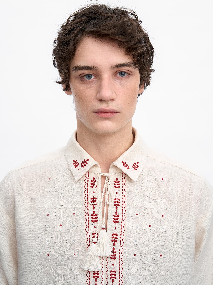 Zozulynetska off-white shirt [0]