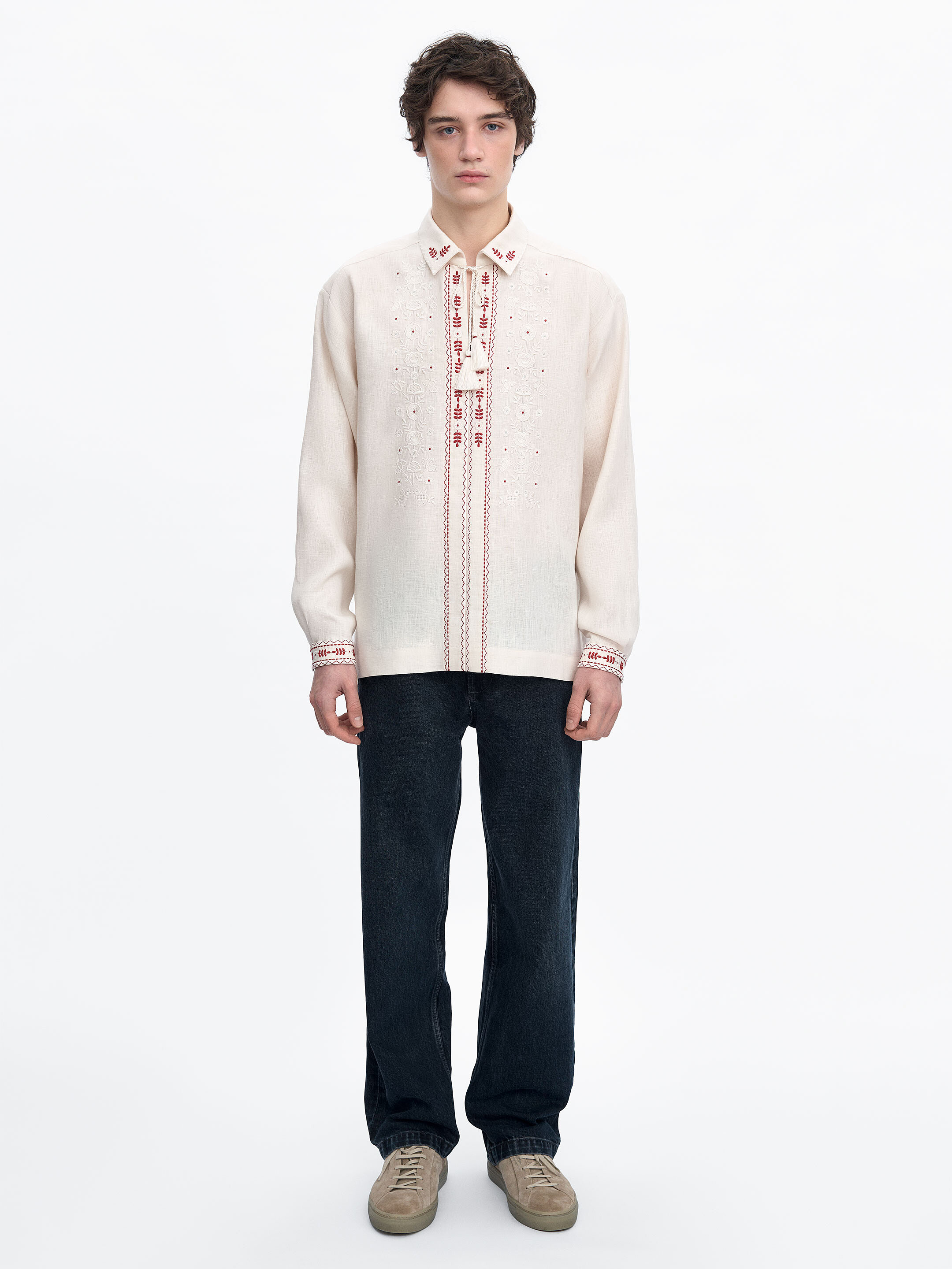 Zozulynetska off-white shirt in Ukraine