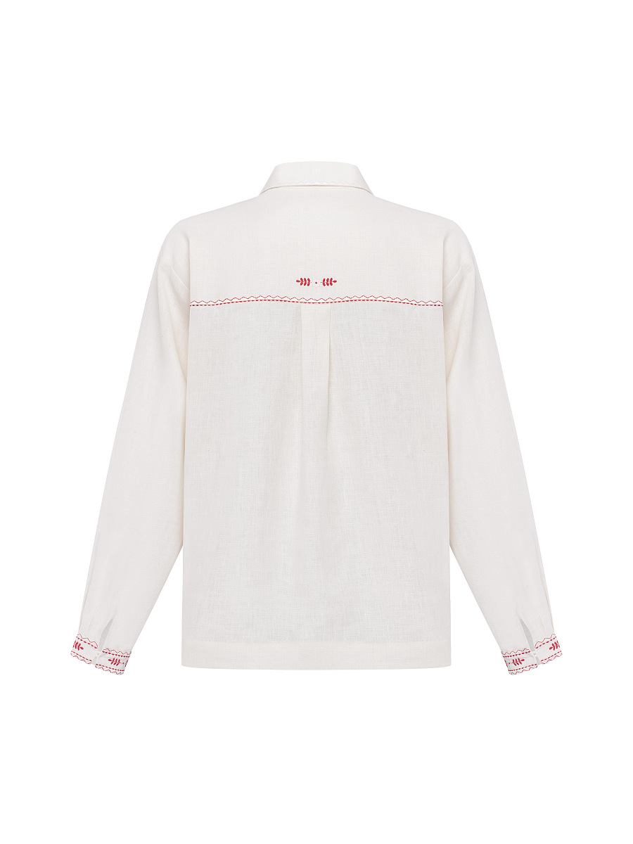 Zozulynetska off-white shirt [0]