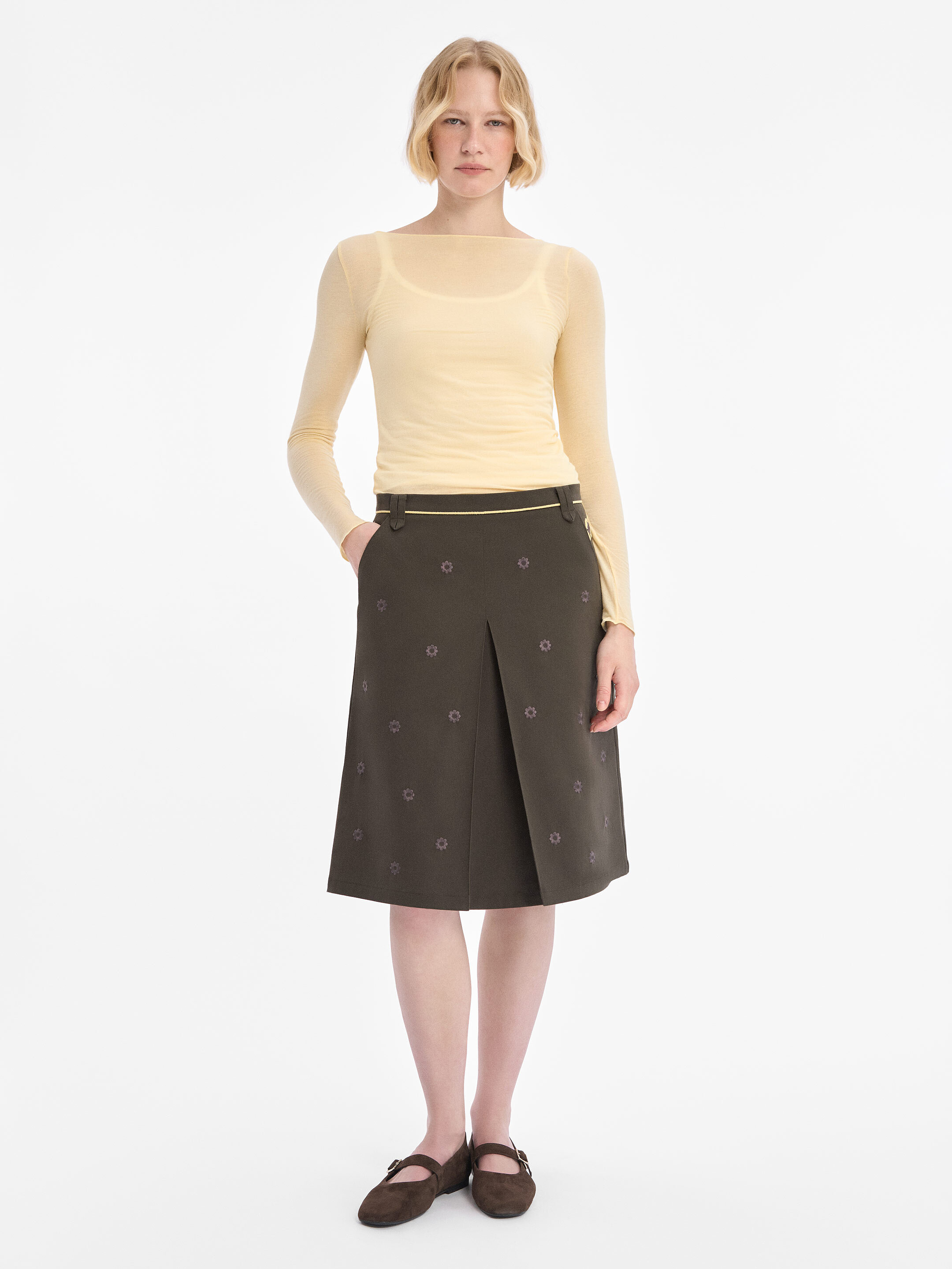 “Petra” embroidered skirt Buy