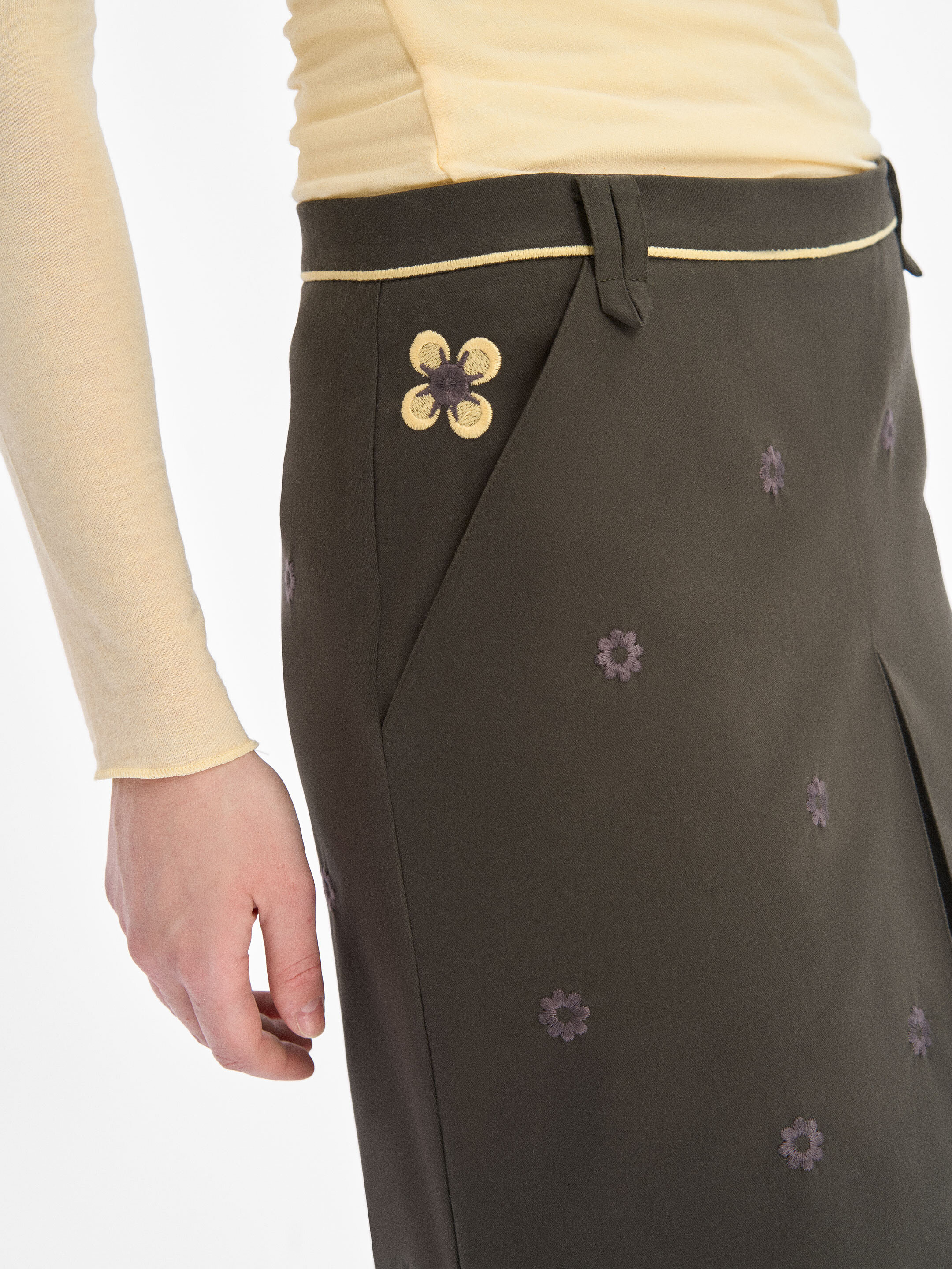 “Petra” embroidered skirt in Ukraine